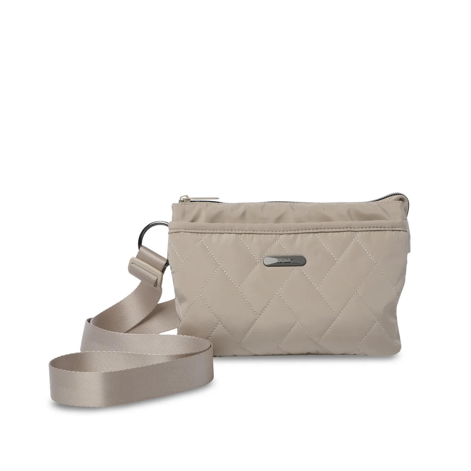 BOLSO TOTTO ASIA - BEIGE - TALLA S