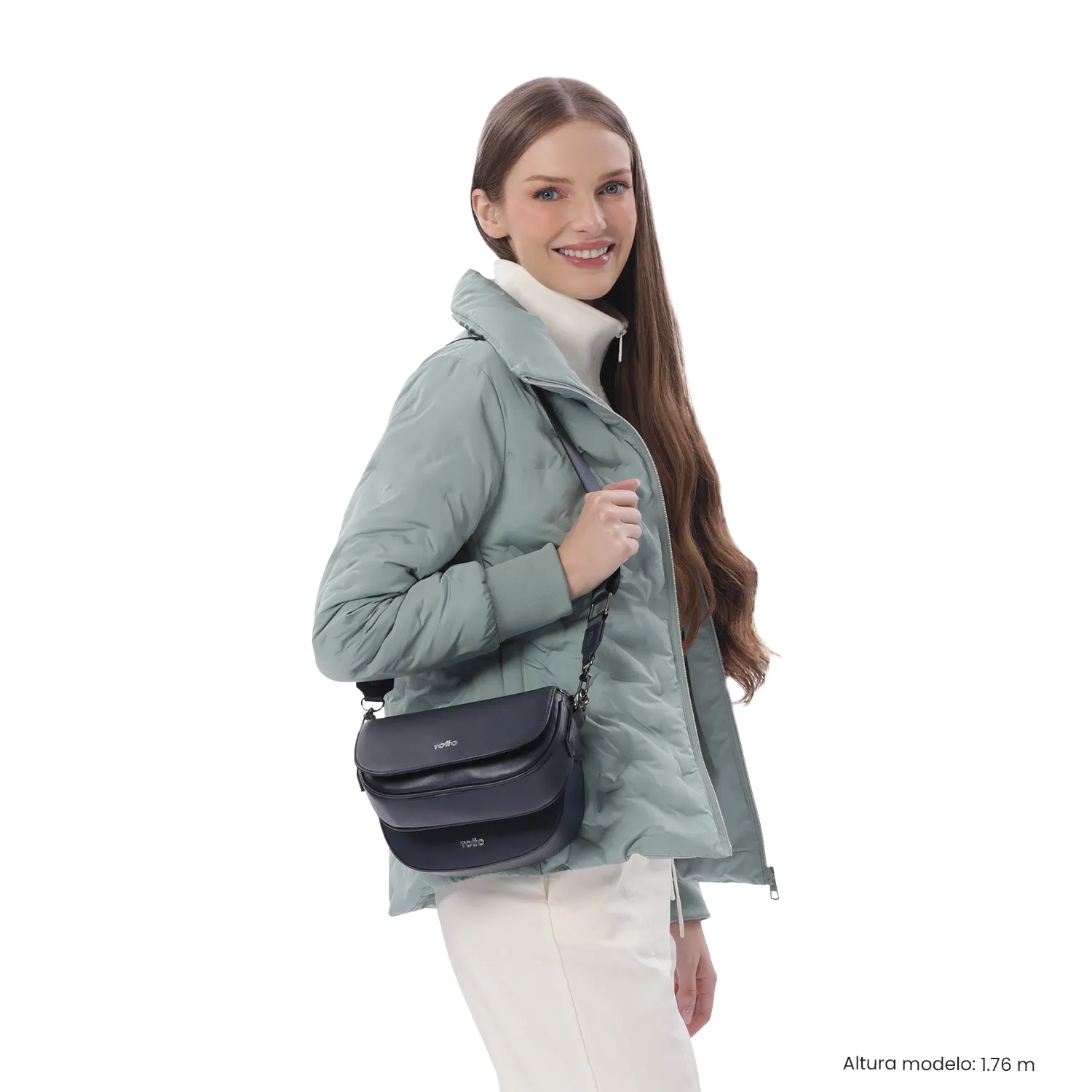 BOLSO TOTTO STYLE 2 EN 1 CROSSBODY - AZUL - Imagen 4