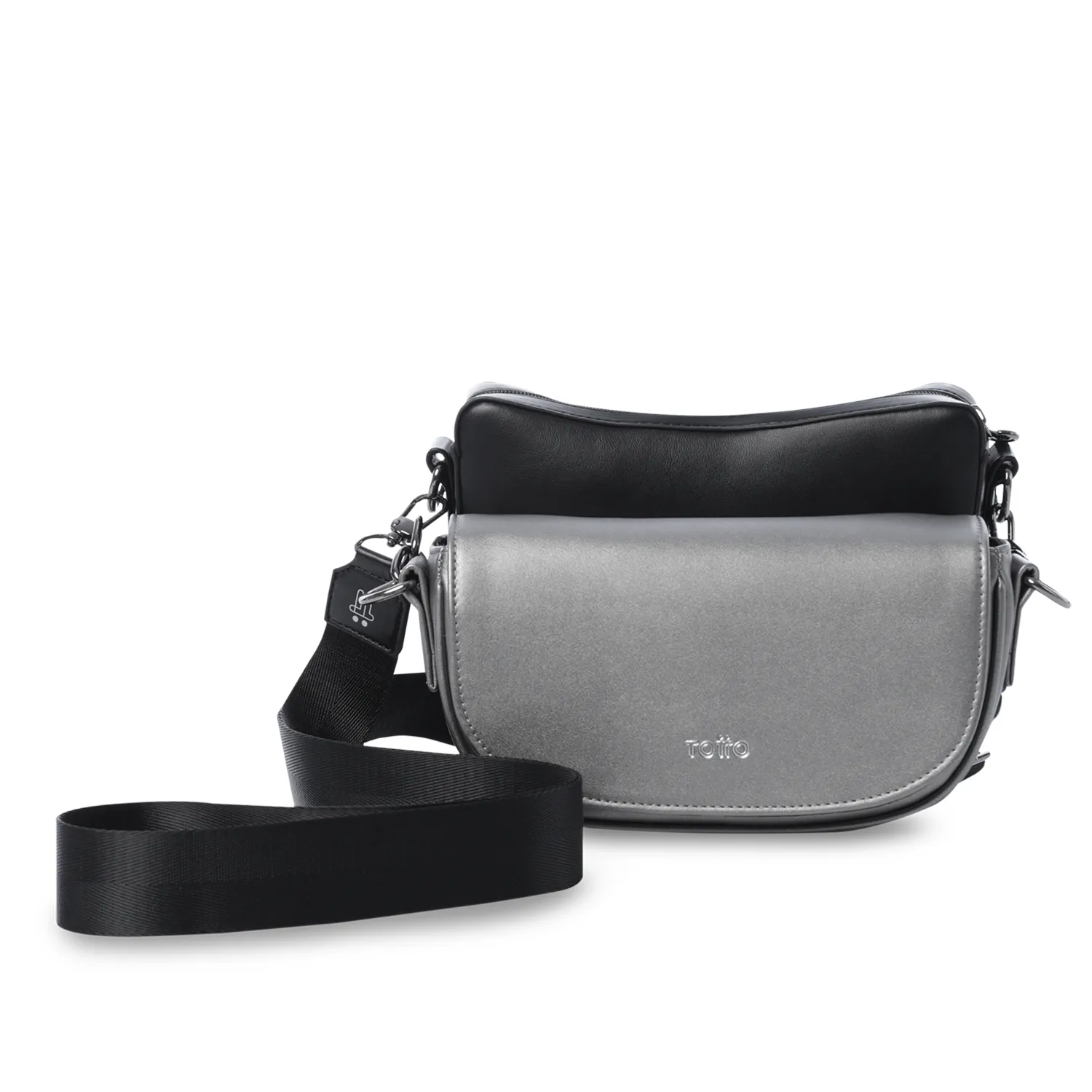 BOLSO TOTTO STYLE 2 EN 1 CROSSBODY - GRIS