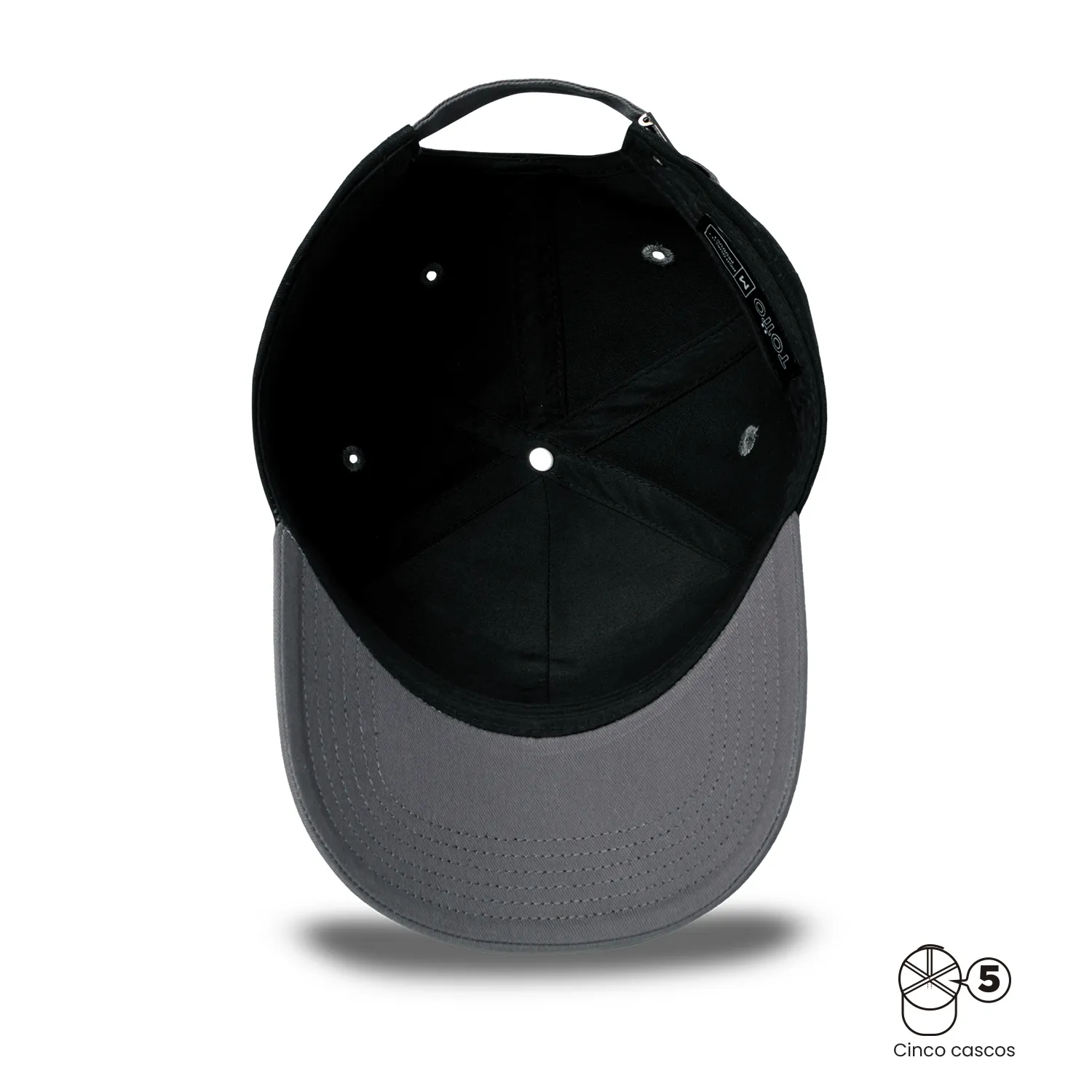 CACHUCHA TOTTO POMPE - NEGRO - Imagen 5