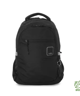 MORRAL TOTTO MISISIPI 2.0 PORTA PC 14" - TALLA M - NEGRO