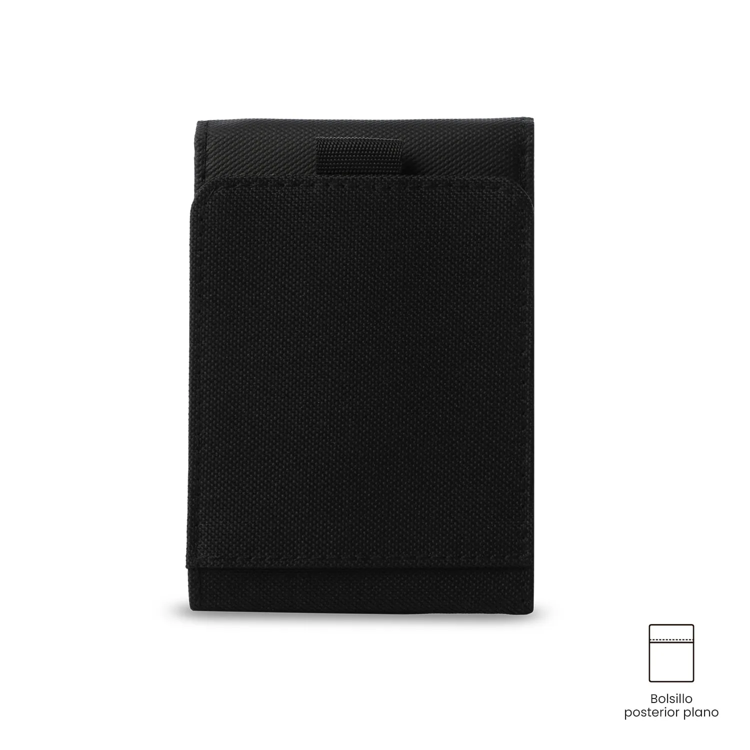 BILLETERA TOTTO WOOD 2 GRANDE RFID BLOCKER - NEGRO - Imagen 5