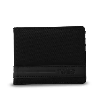 BILLETERA TOTTO NEXUS PEQUEÑA RFID BLOCKER - NEGRO