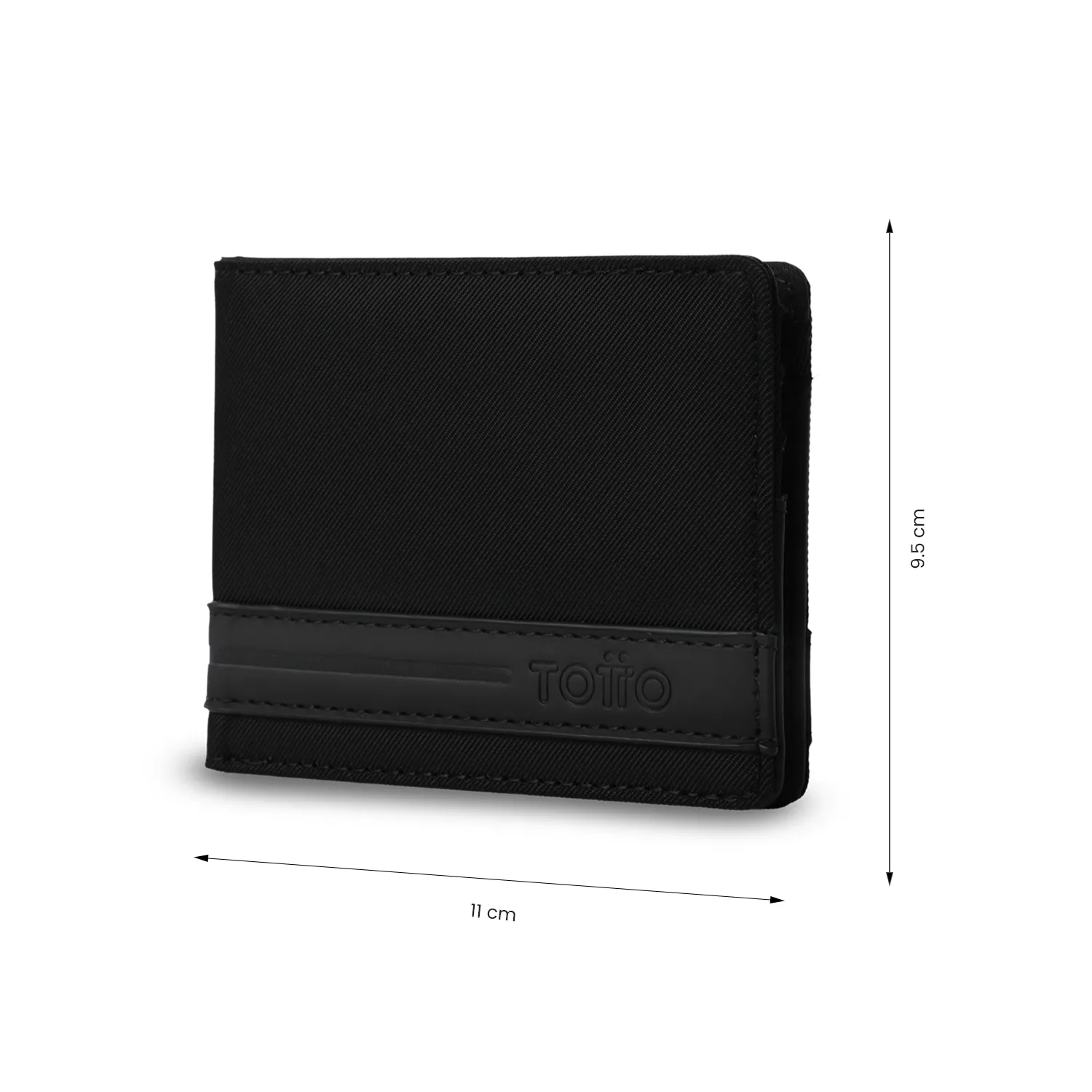 BILLETERA TOTTO NEXUS PEQUEÑA RFID BLOCKER - NEGRO - Imagen 2