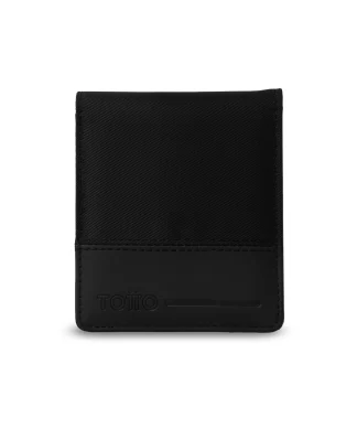 BILLETERA TOTTO NEXUS MEDIANA RFID BLOCKER - NEGRO