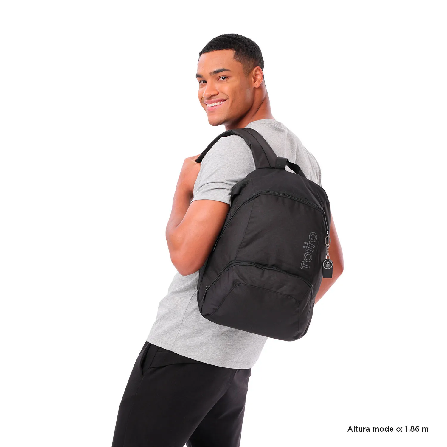 MORRAL TOTTO GAMMATTO - TALLA M - NEGRO - Imagen 2