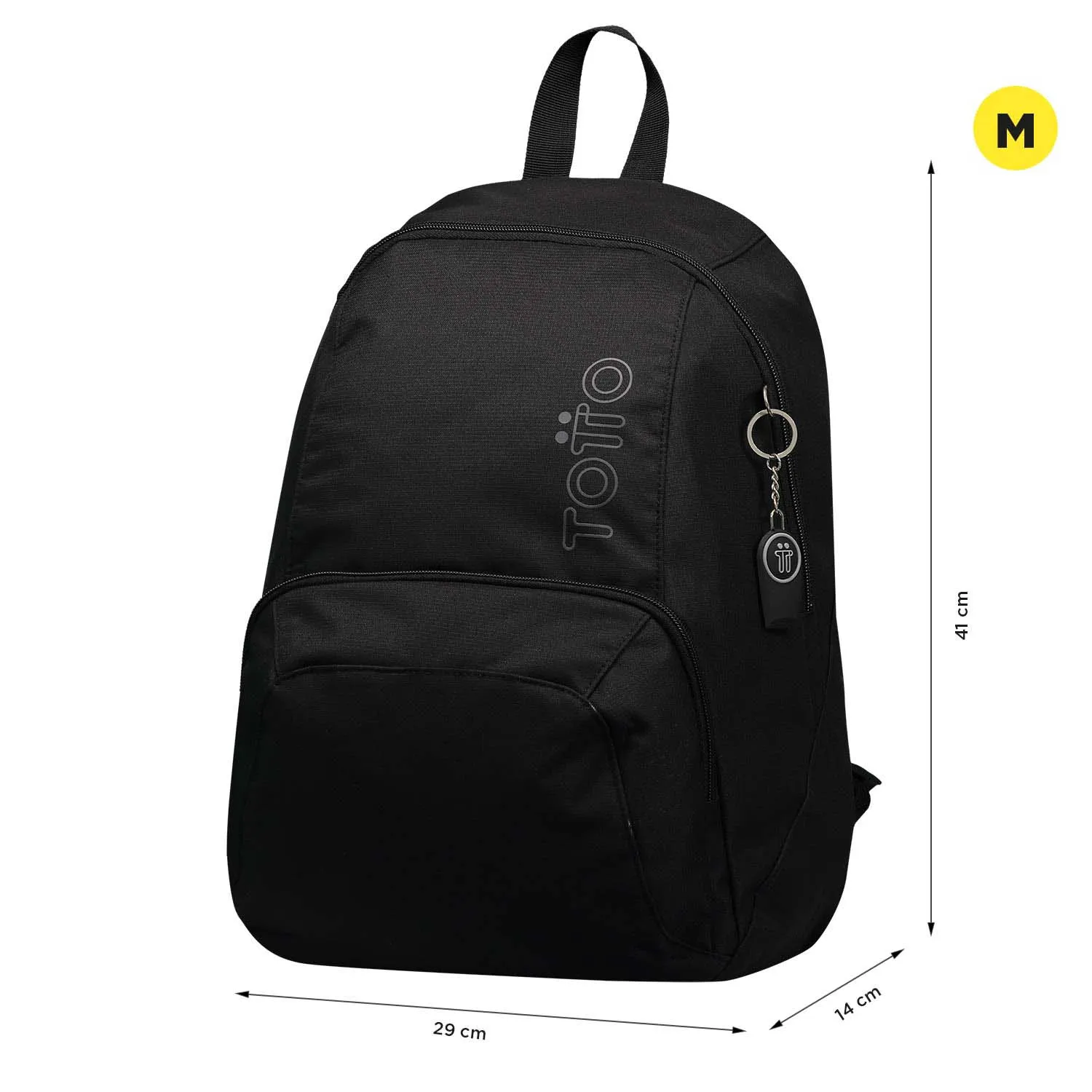 MORRAL TOTTO GAMMATTO - TALLA M - NEGRO - Imagen 3