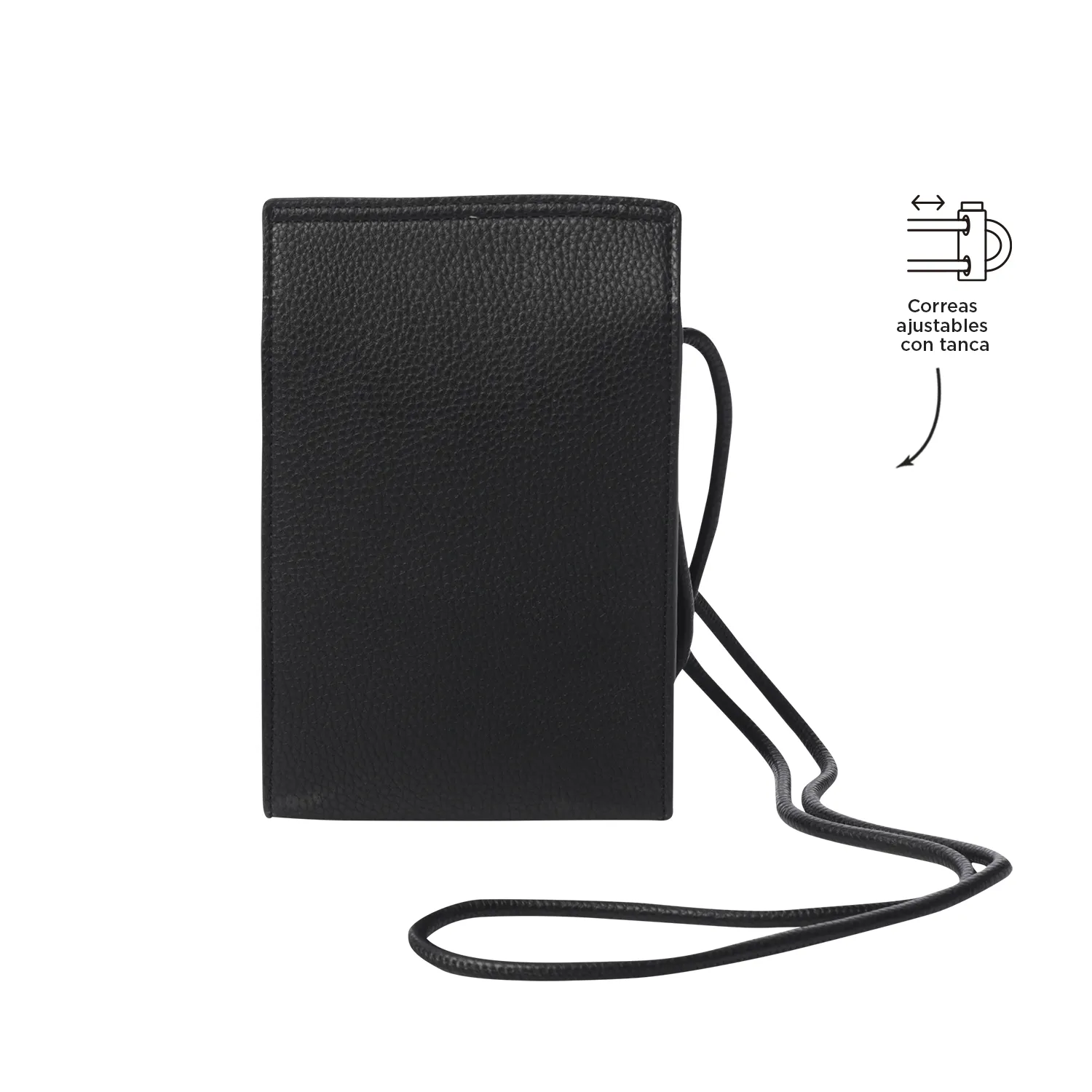 BOLSO TOTTO SMOOTH PEQUEÑO - NEGRO - Imagen 4