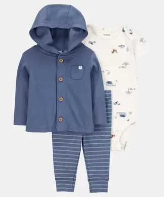 CONJUNTO CARTER'S BEBE NENE - SET 3 PIEZAS