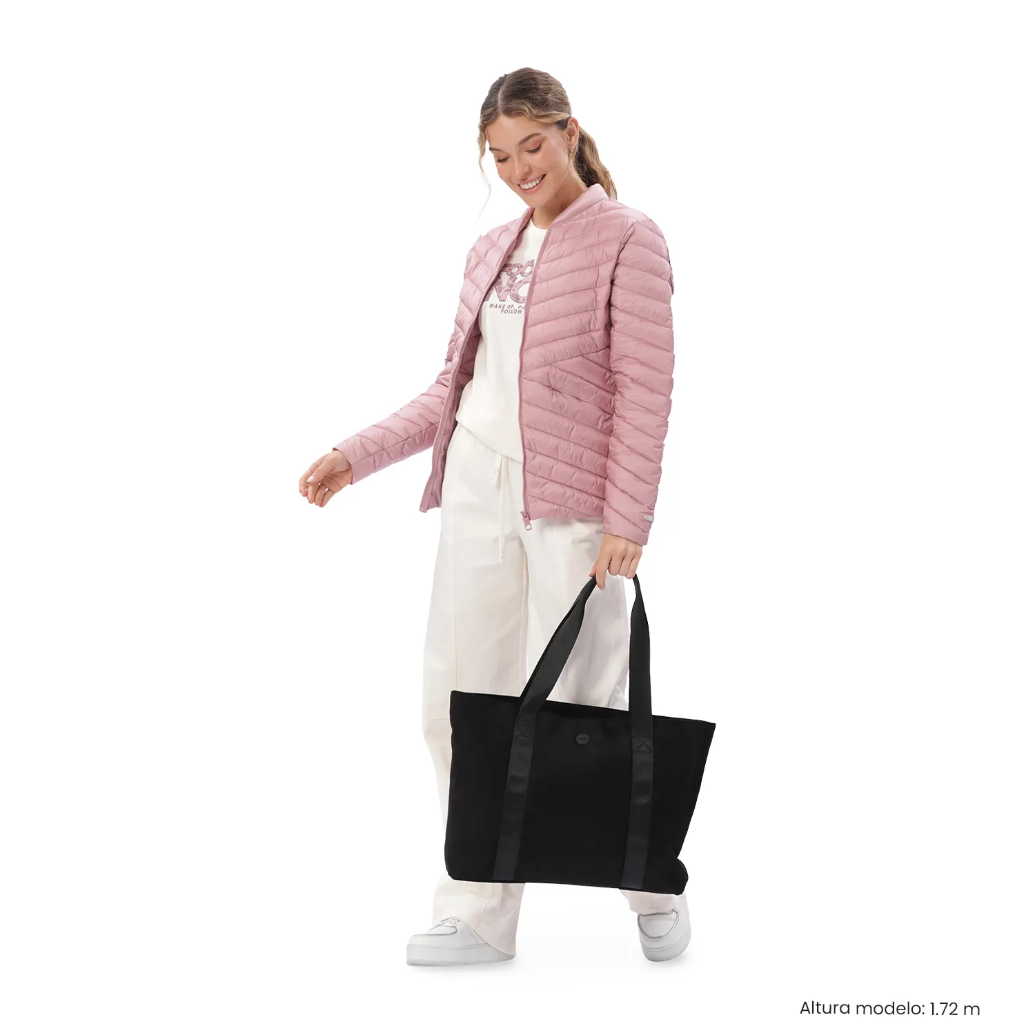 BOLSO TOTTO MIXI GAM TOTE BAG - NEGRO - Imagen 2
