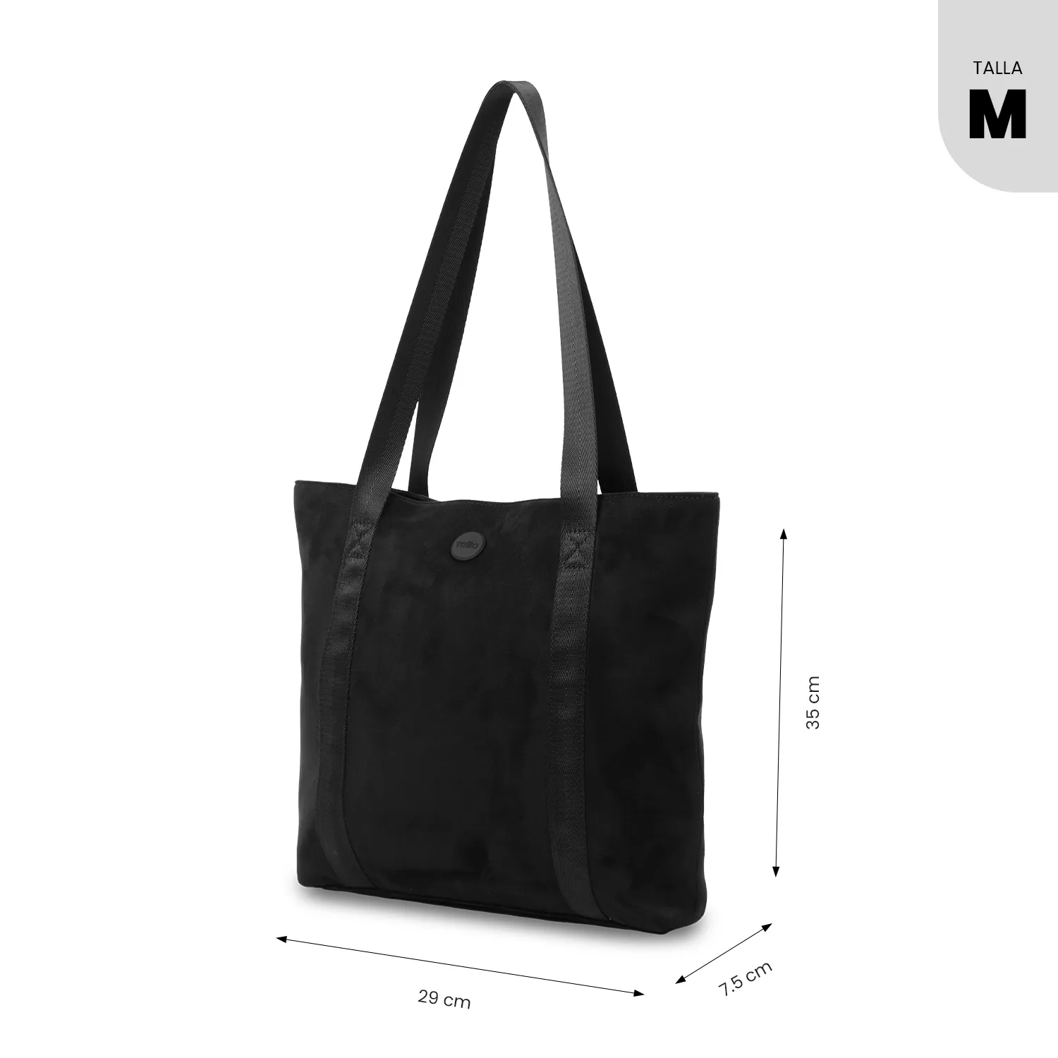 BOLSO TOTTO MIXI GAM TOTE BAG - NEGRO - Imagen 3