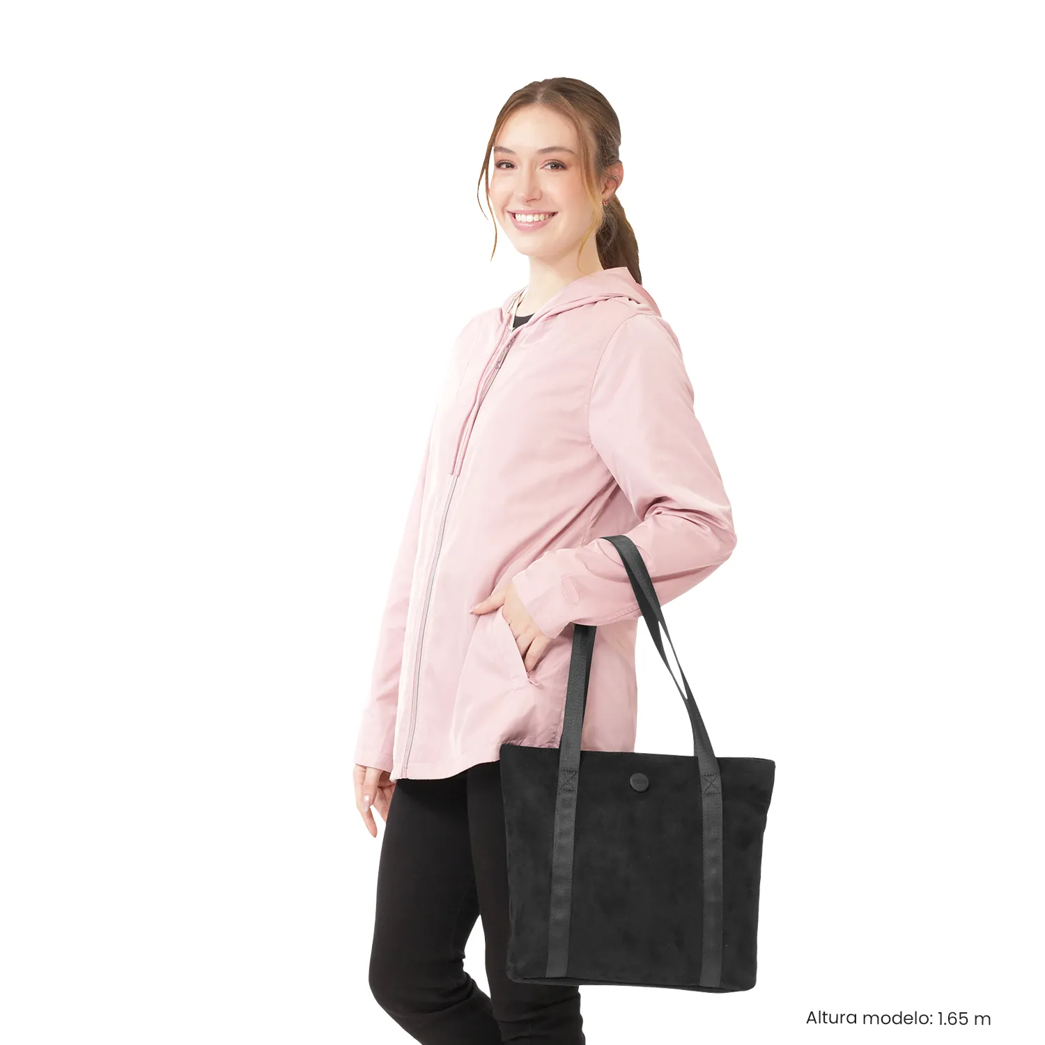 BOLSO TOTTO MIXI GAM TOTE BAG - NEGRO - Imagen 2