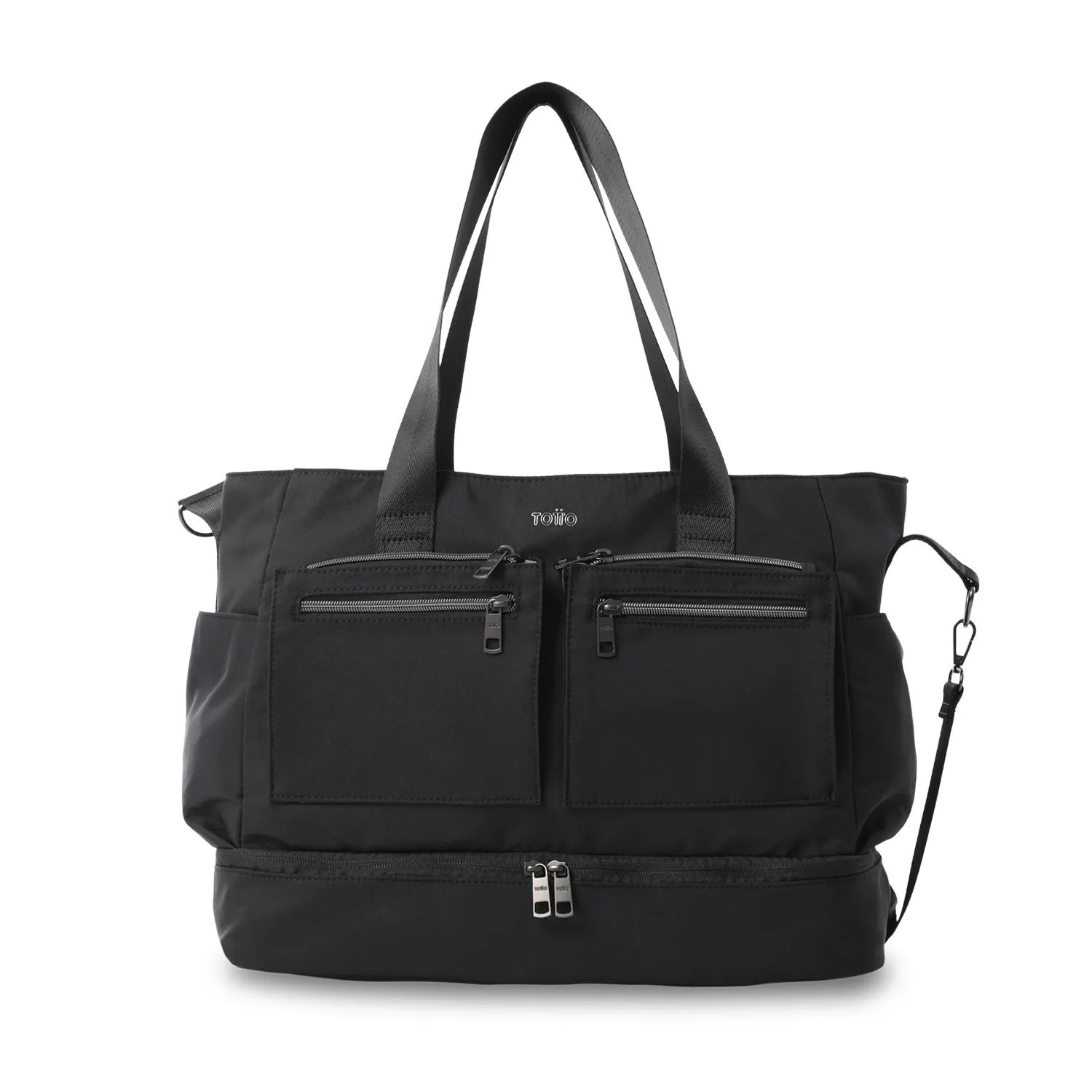 BOLSO TOTTO DUFFEL BAG MAXI TOTE - NEGRO