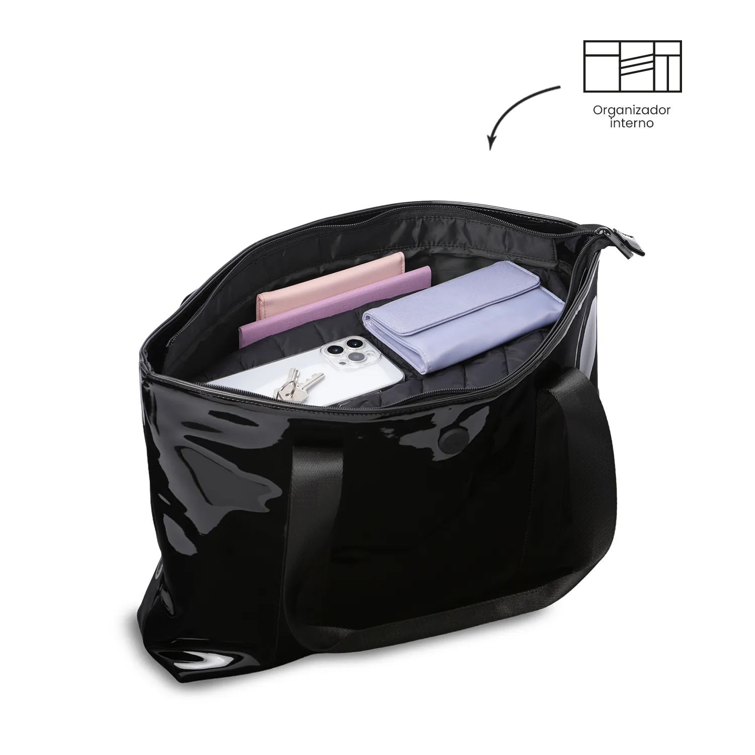 BOLSO TOTTO MIXI SHA TOTE BAG - NEGRO - Imagen 5
