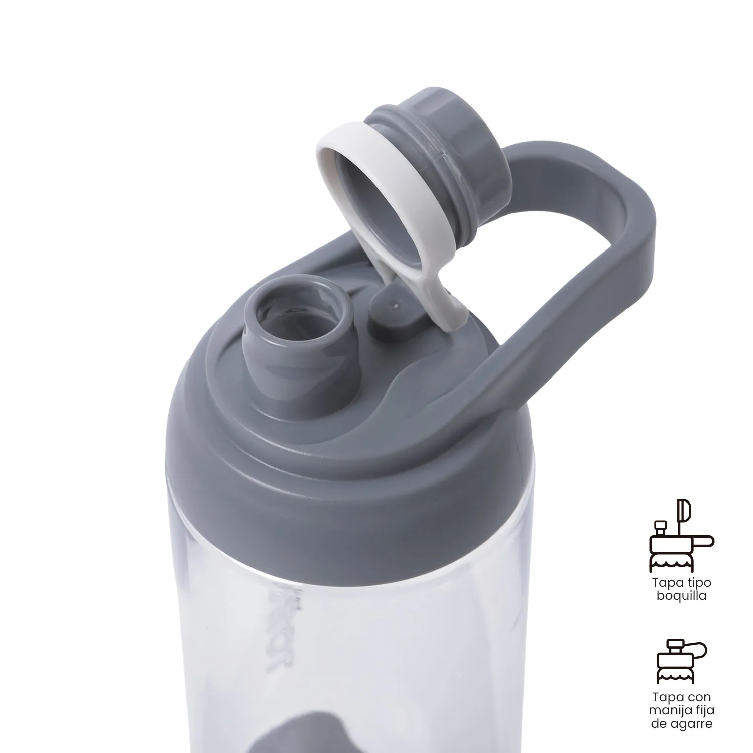 BOTELLON TOTTO BLU 900 ML - GRIS - Imagen 3
