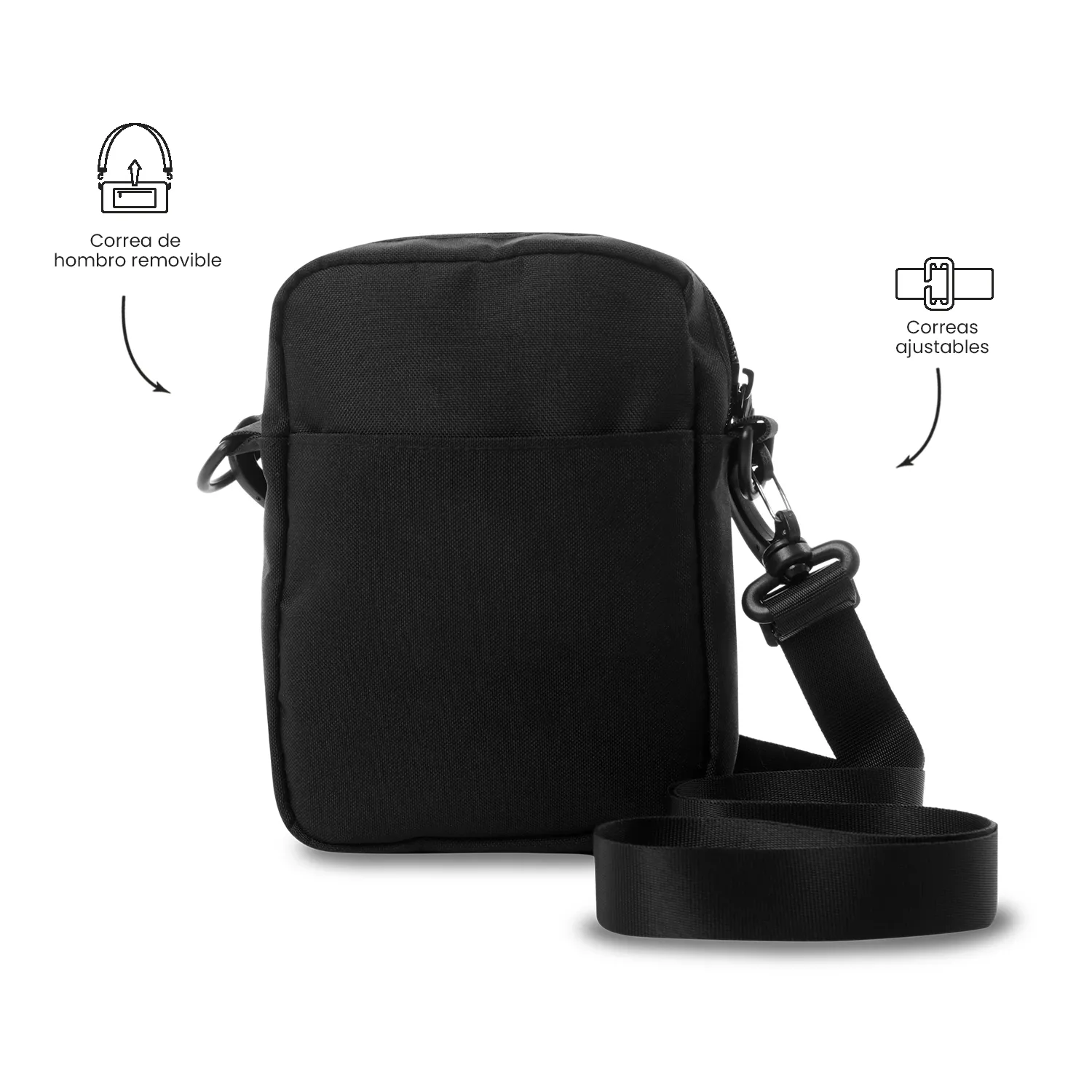 BOLSO TOTTO BALAO 3.0 - NEGRO - Imagen 4
