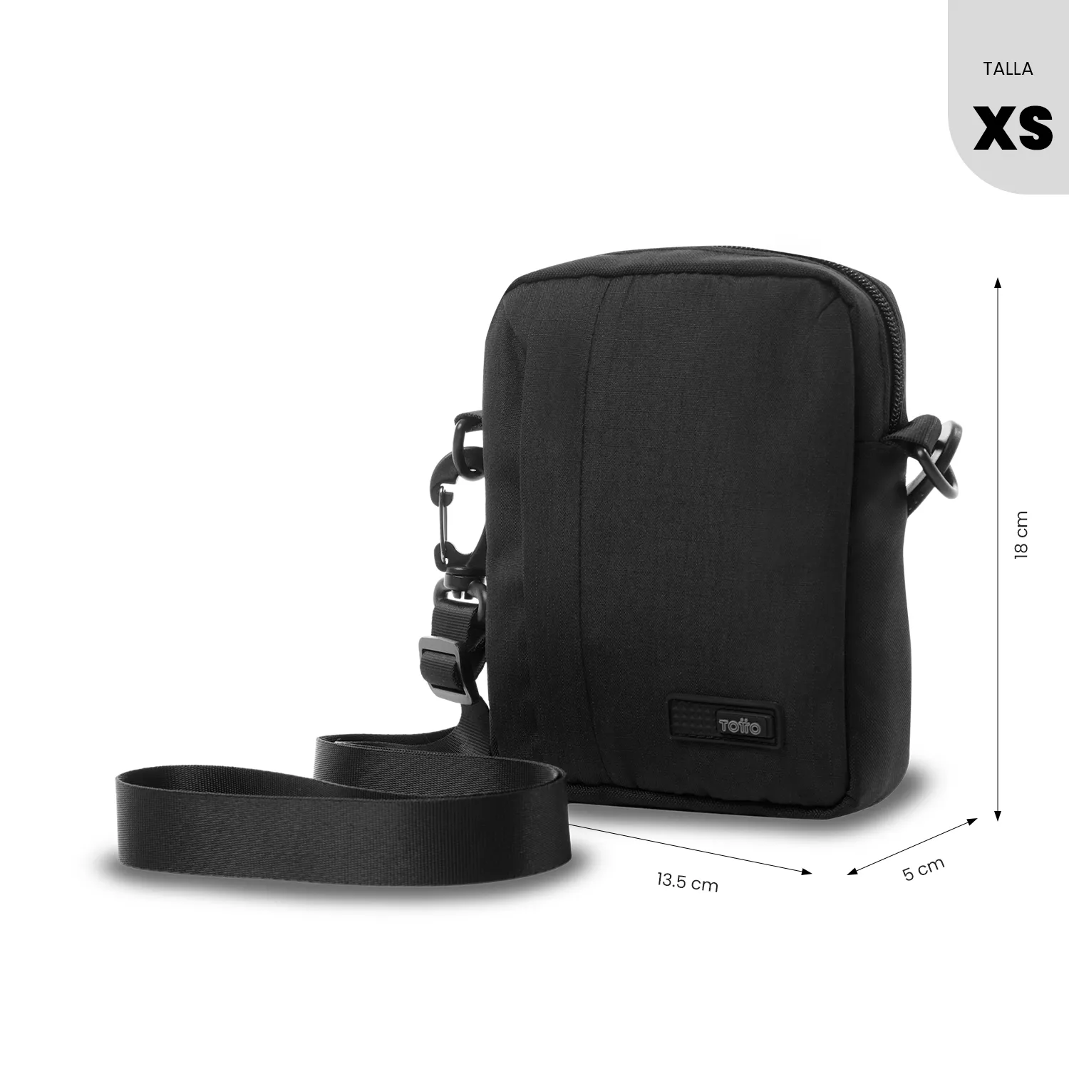 BOLSO TOTTO BALAO 3.0 - NEGRO - Imagen 3