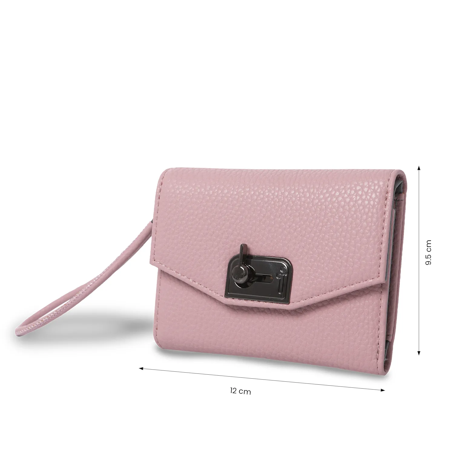 BILLETERA TOTTO SMOOTH PEQUEÑA - ROSADO - Imagen 2
