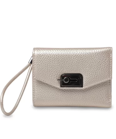 BILLETERA TOTTO SMOOTH PEQUEÑA - BEIGE