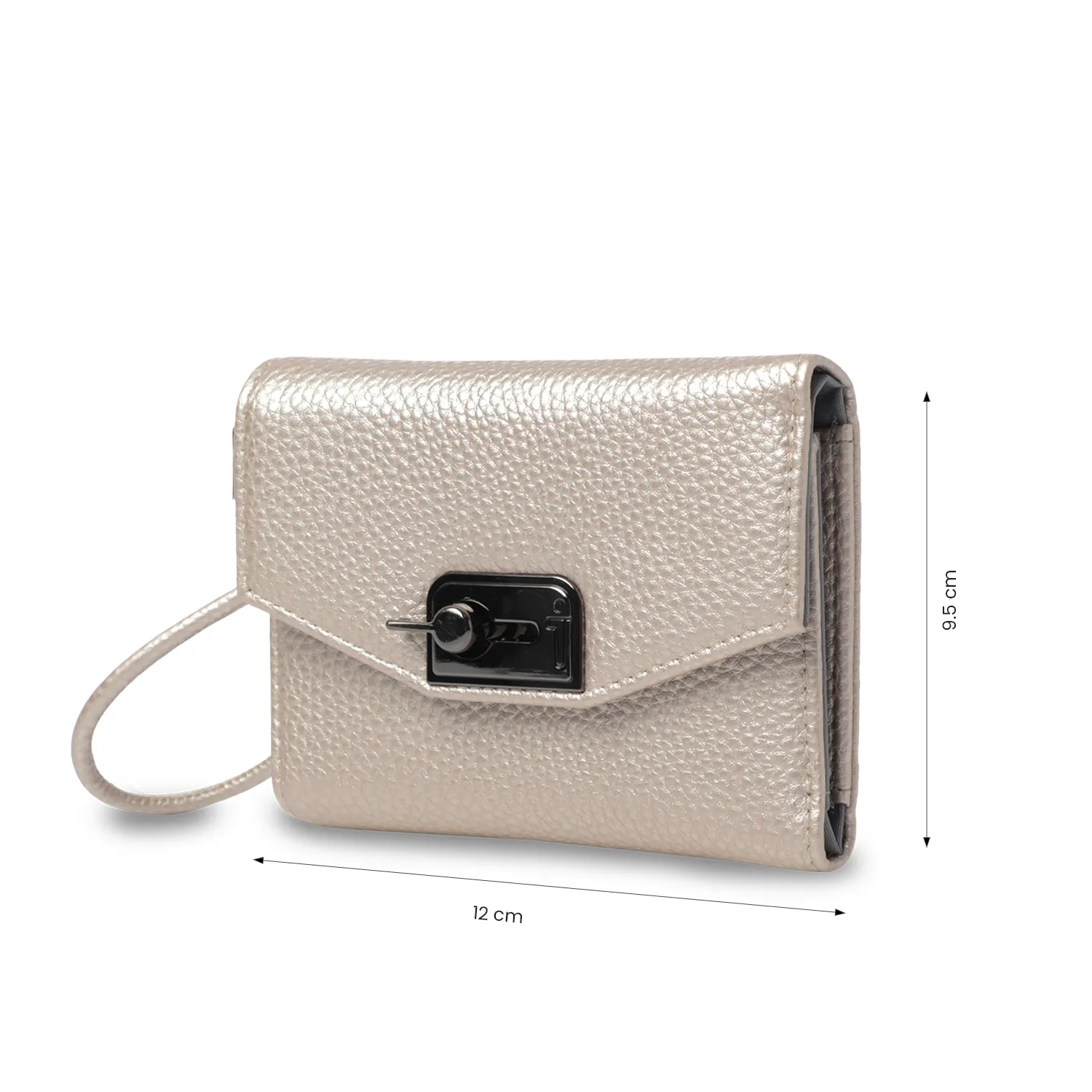 BILLETERA TOTTO SMOOTH PEQUEÑA - BEIGE - Imagen 2
