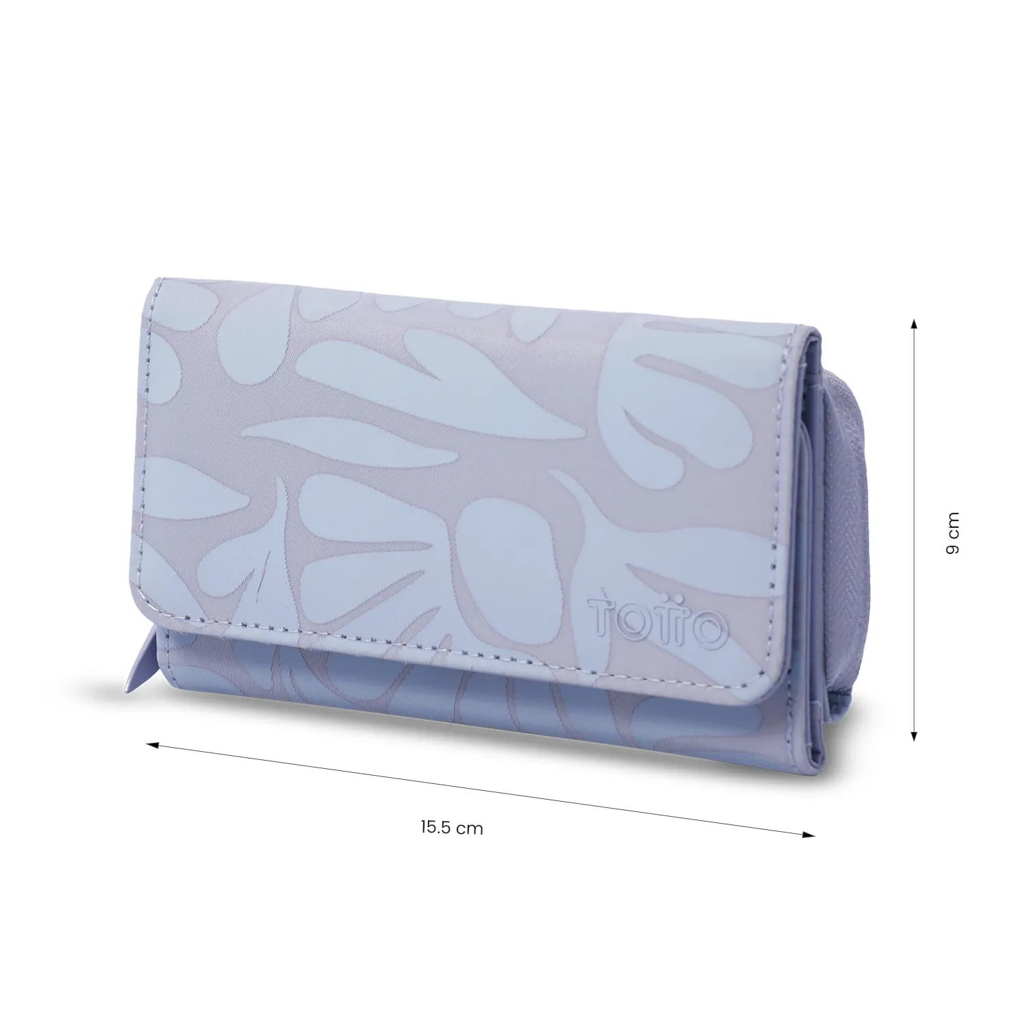 BILLETERA TOTTO TEXTURE GRANDE - LILA - Imagen 2