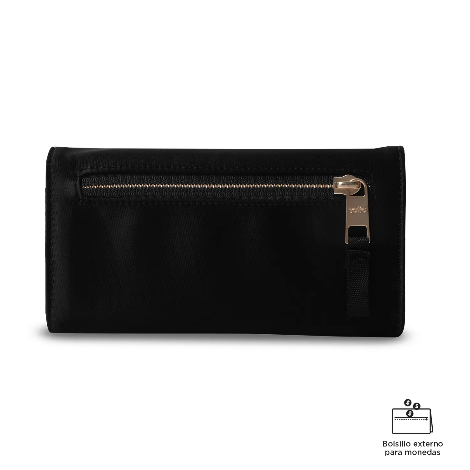 BILLETERA TOTTO BEL GRANDE - NEGRO - Imagen 5