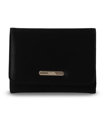 BILLETERA TOTTO BEL 2.0 MEDIANA - NEGRO