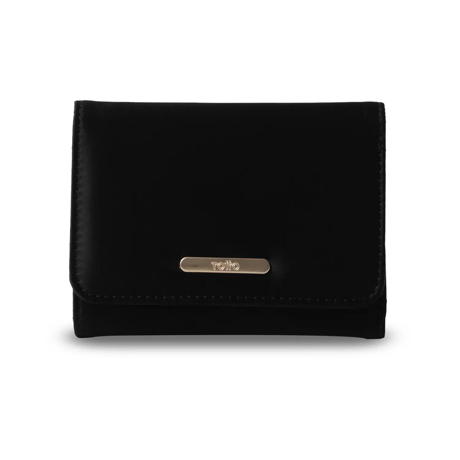 BILLETERA TOTTO BEL 2.0 MEDIANA - NEGRO
