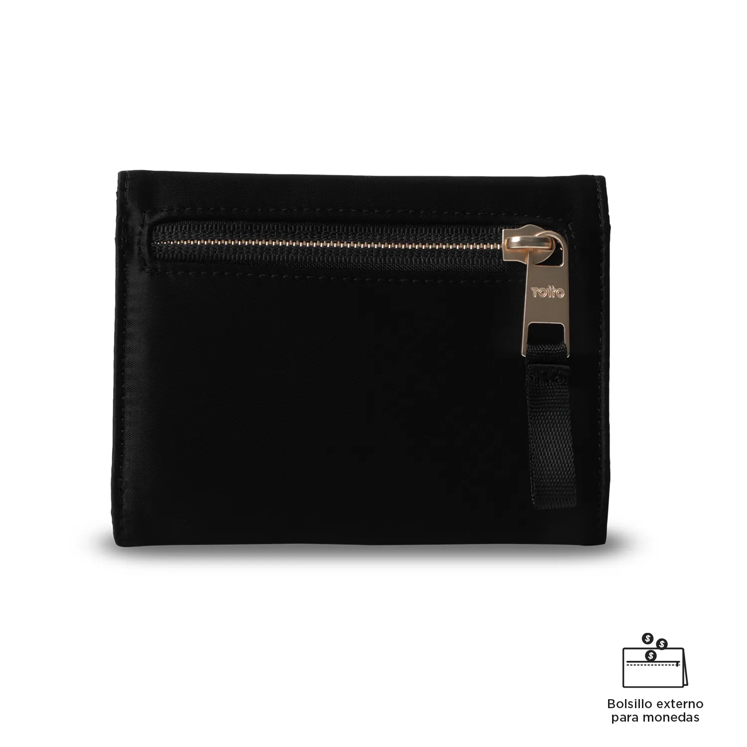 BILLETERA TOTTO BEL 2.0 MEDIANA - NEGRO - Imagen 5