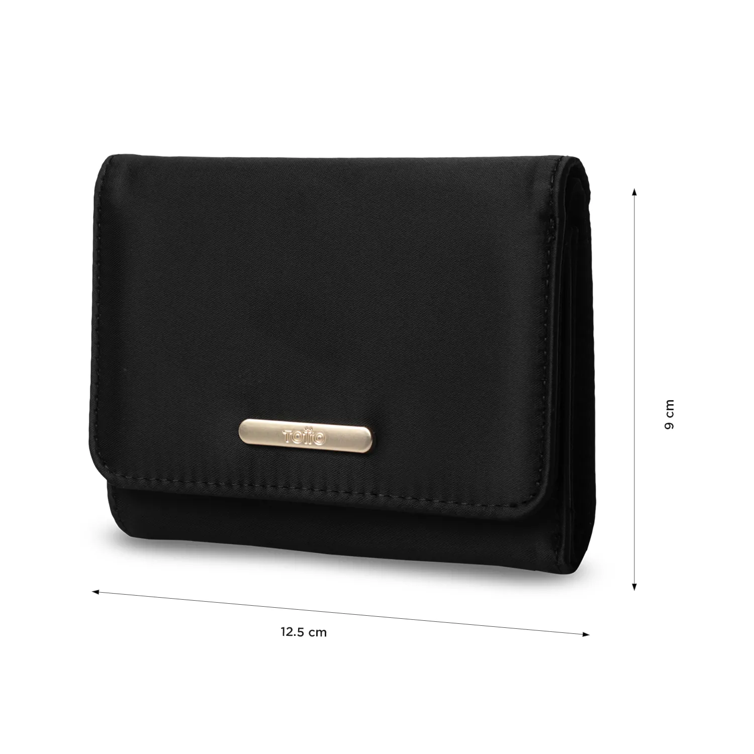 BILLETERA TOTTO BEL 2.0 MEDIANA - NEGRO - Imagen 2