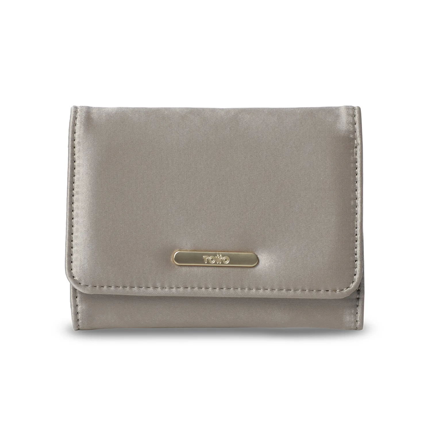 BILLETERA TOTTO BEL 2.0 MEDIANA - BEIGE