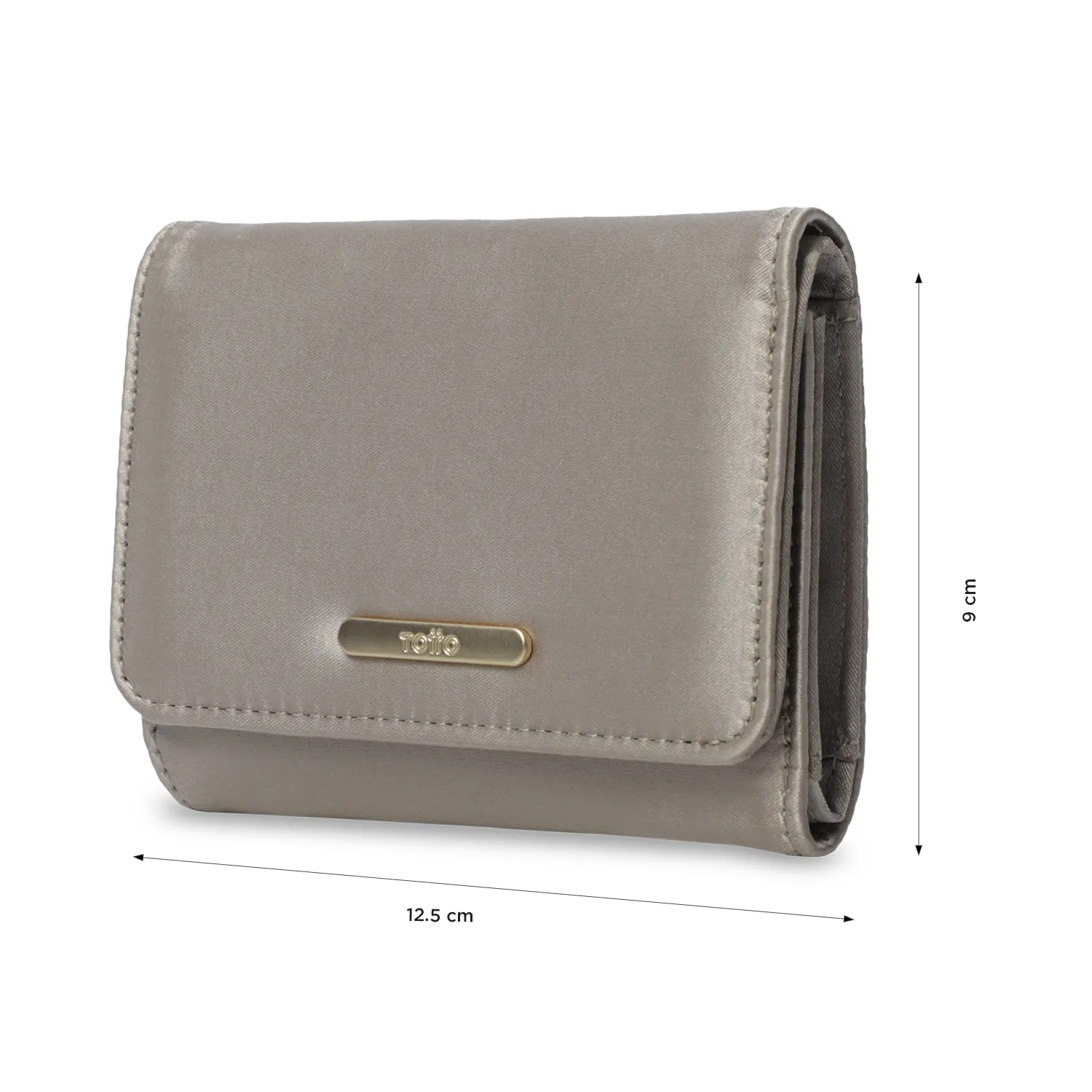 BILLETERA TOTTO BEL 2.0 MEDIANA - BEIGE - Imagen 2