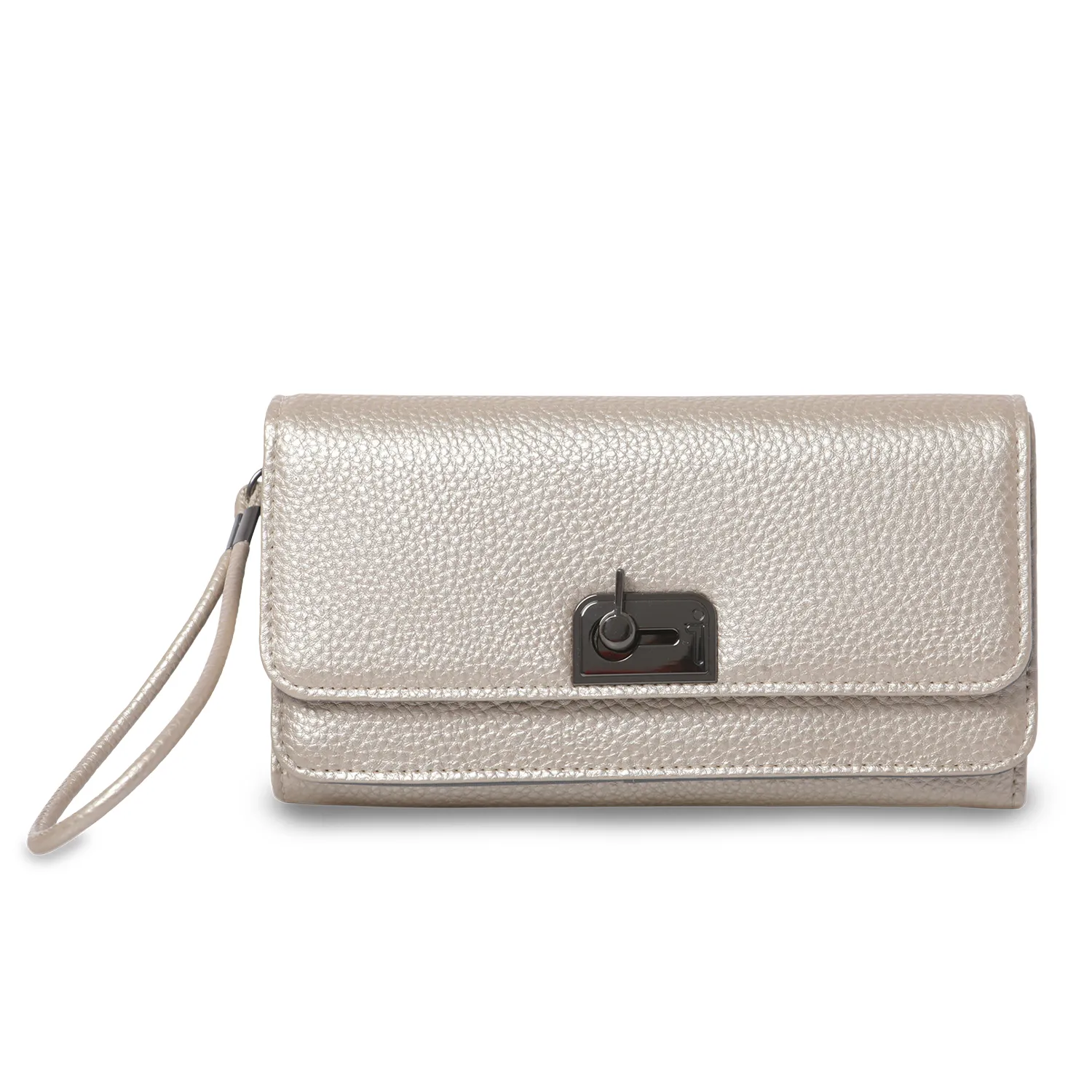 BILLETERA TOTTO SMOOTH GRANDE - BEIGE