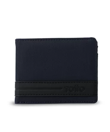 BILLETERA TOTTO NEXUS PEQUEÑA RFID BLOCKER - AZUL