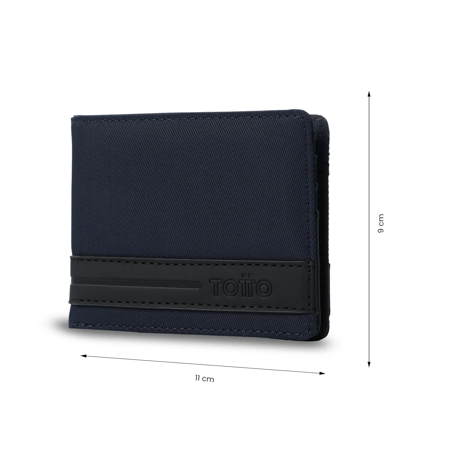 BILLETERA TOTTO NEXUS PEQUEÑA RFID BLOCKER - AZUL - Imagen 2