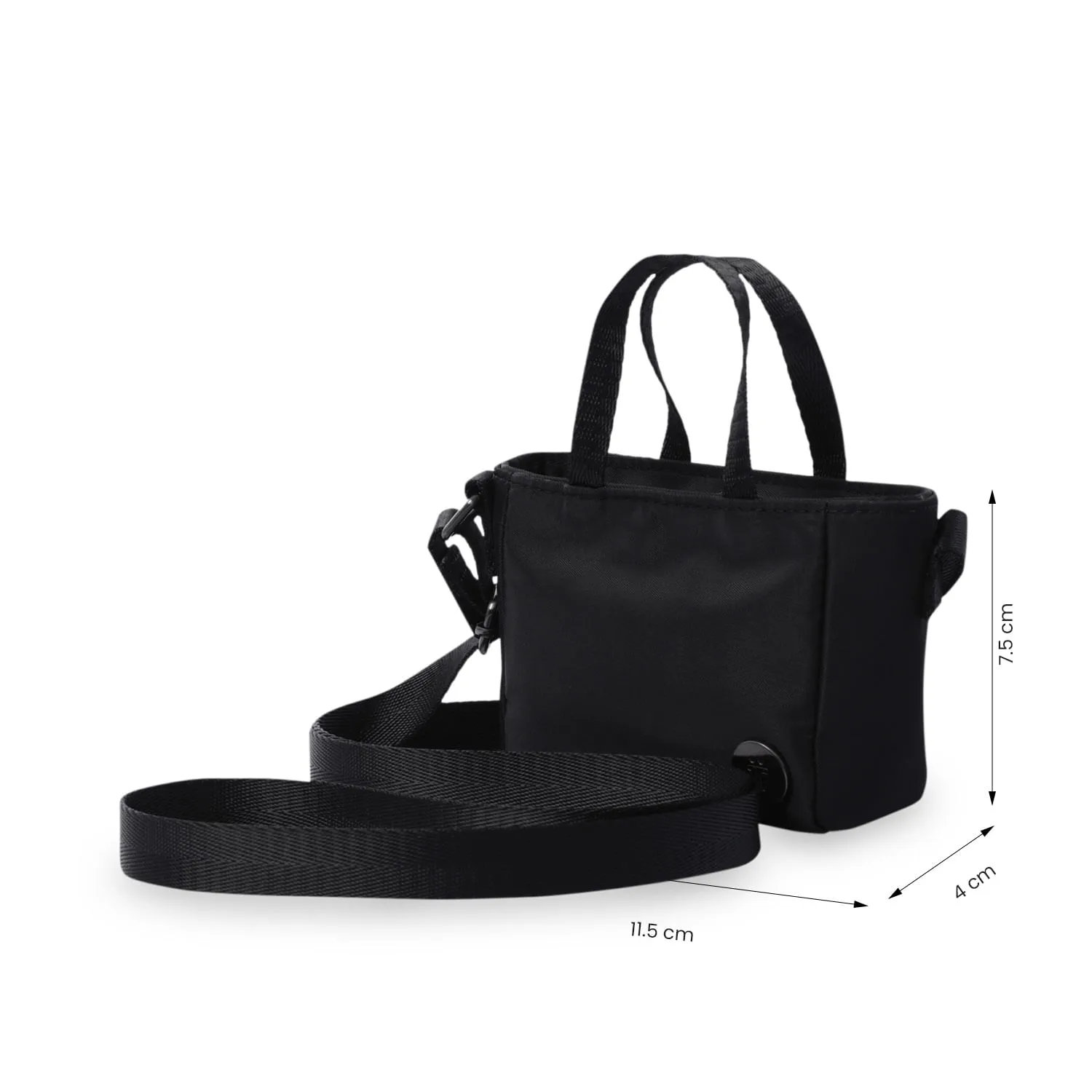 BOLSO COSMETIQUERA TOTTO CORNEANA MINI - NEGRO - Imagen 3