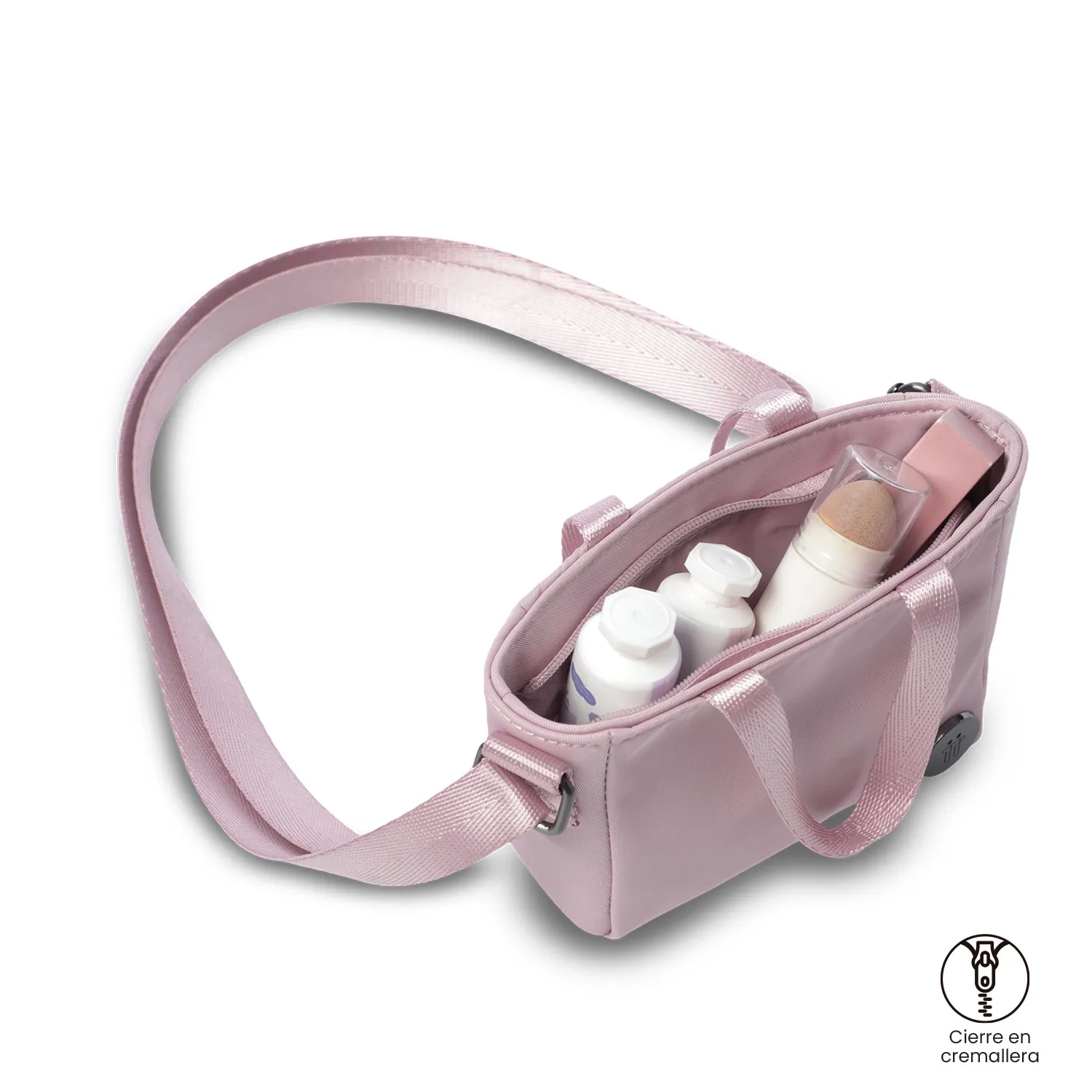 BOLSO COSMETIQUERA TOTTO CORNEANA MINI - ROSADO - Imagen 5