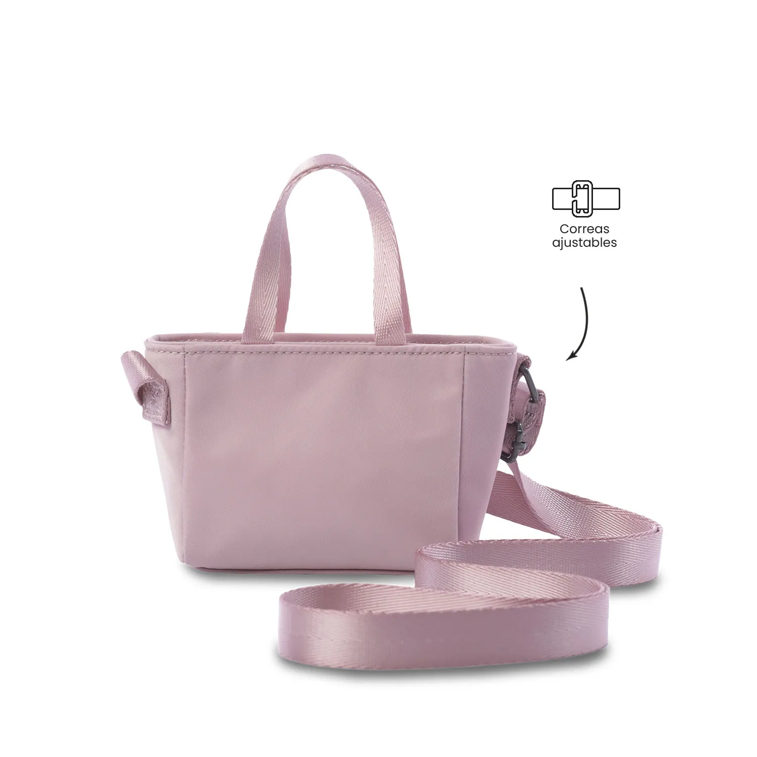 BOLSO COSMETIQUERA TOTTO CORNEANA MINI - ROSADO - Imagen 4