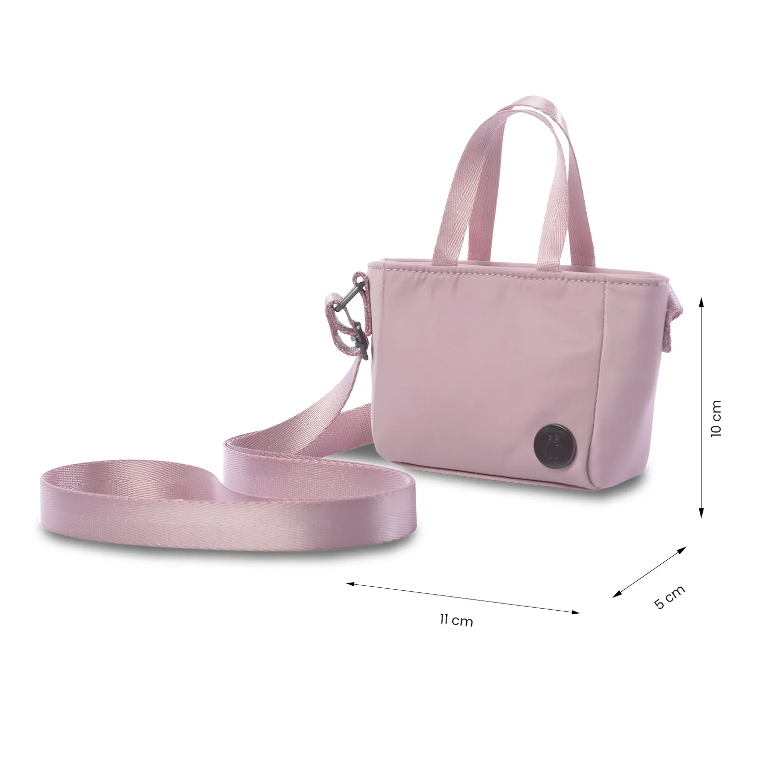 BOLSO COSMETIQUERA TOTTO CORNEANA MINI - ROSADO - Imagen 3