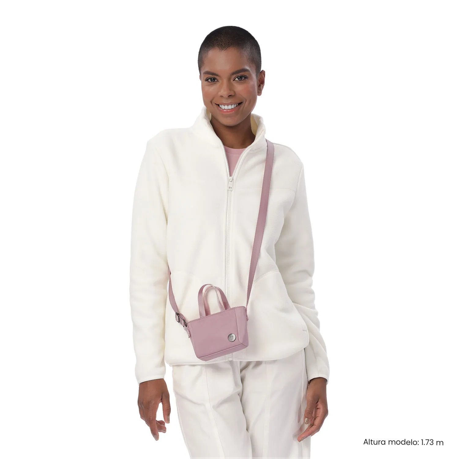 BOLSO COSMETIQUERA TOTTO CORNEANA MINI - ROSADO - Imagen 2