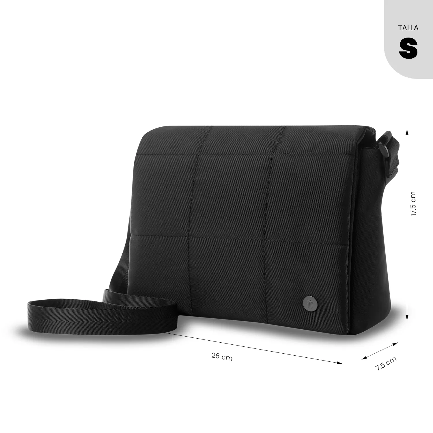 BOLSO TOTTO FREYA PEQUEÑO - NEGRO - Imagen 3