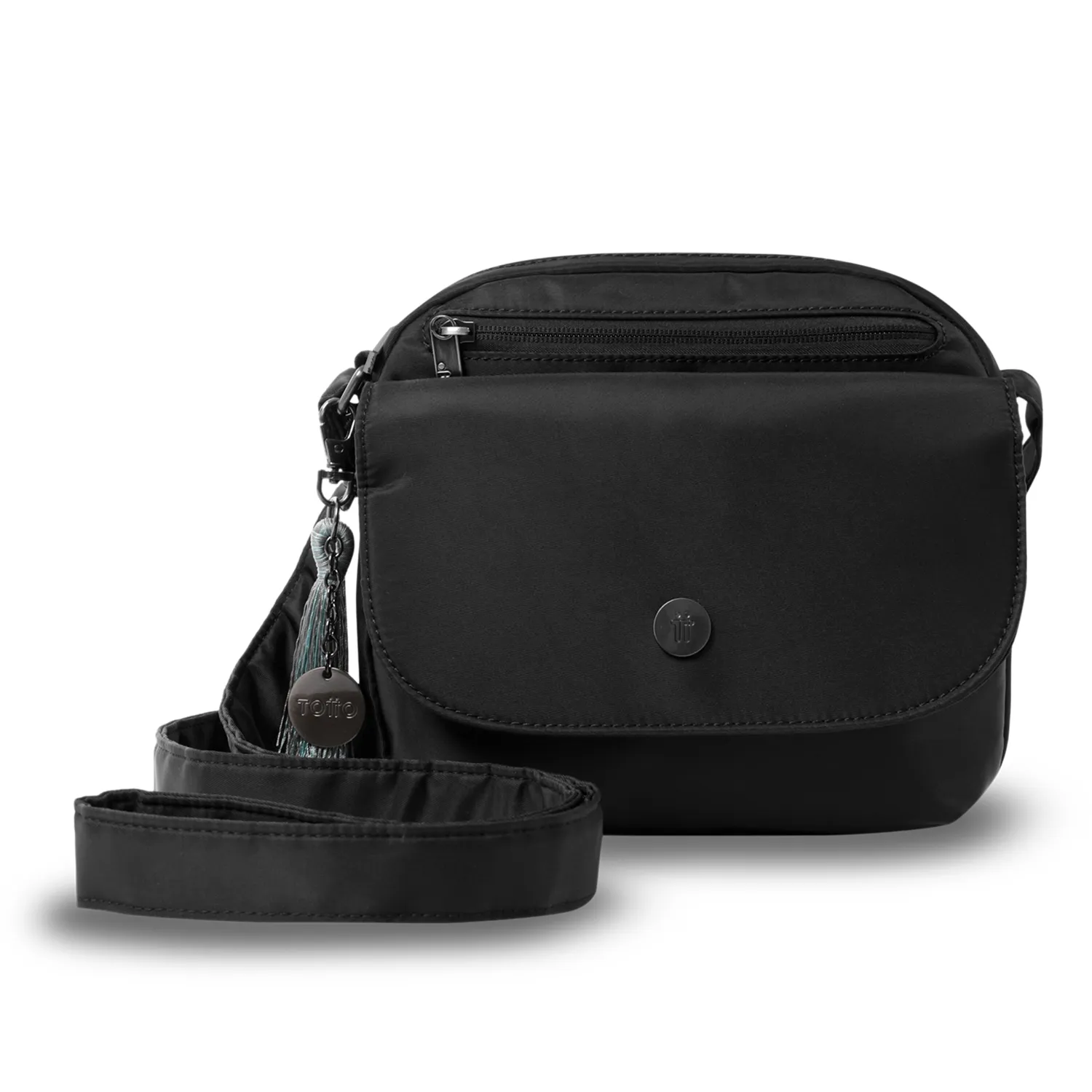 BOLSO TOTTO CORNEANA CROSSBODY - NEGRO