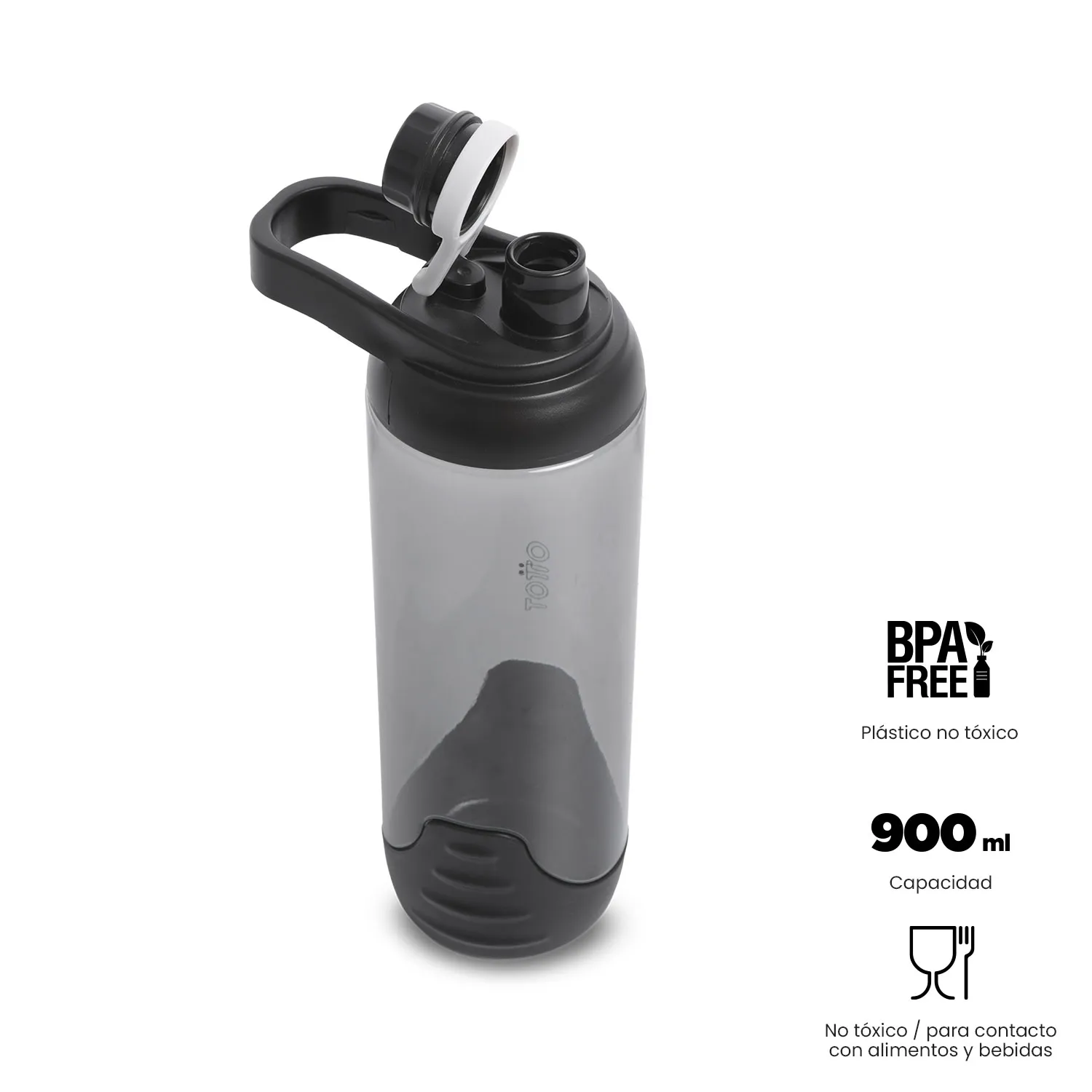 BOTELLON TOTTO BLU 900 ML - NEGRO - Imagen 2