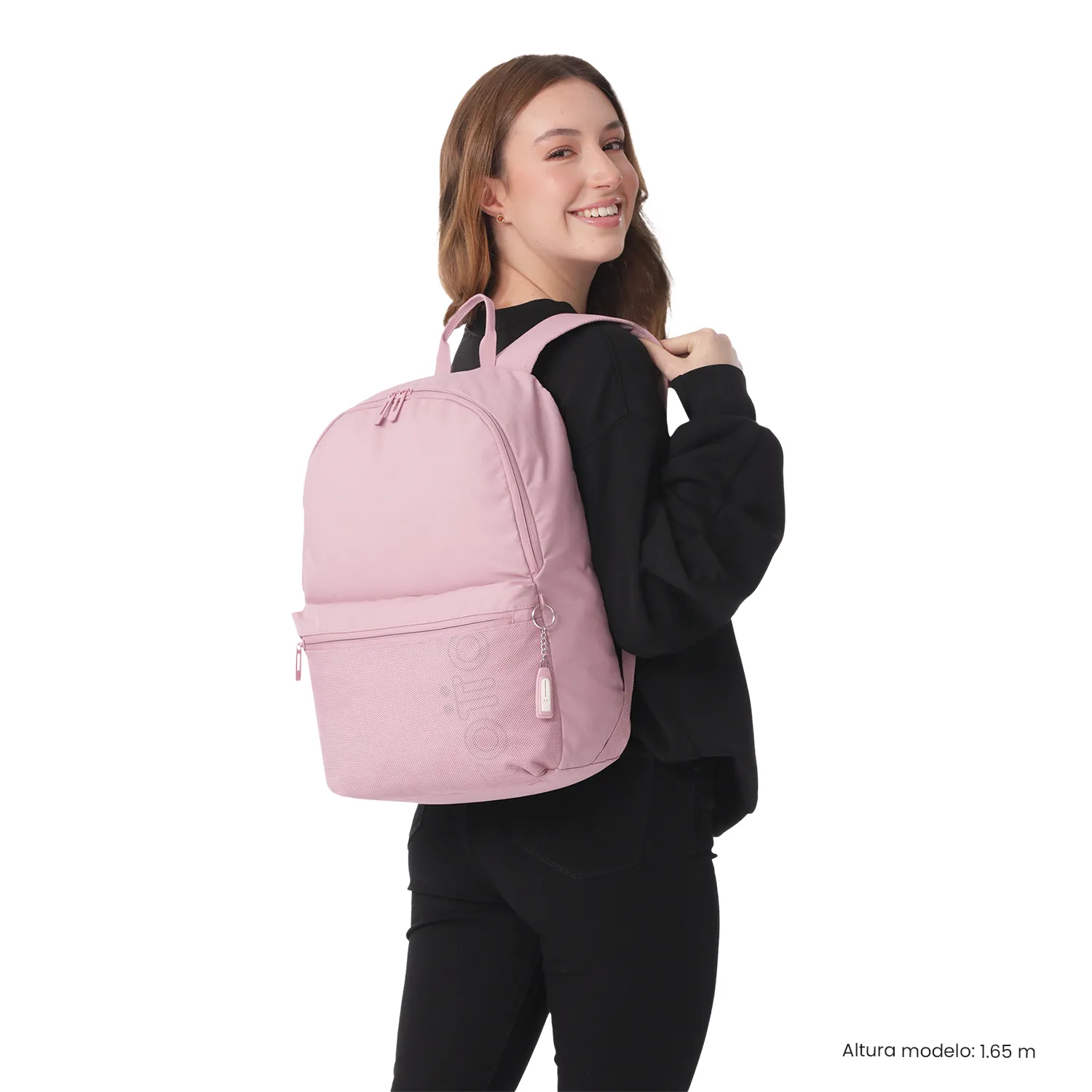 MORRAL TOTTO DRAGONAR NILO PORTA PC 13" - TALLA M - ROSADO - Imagen 2