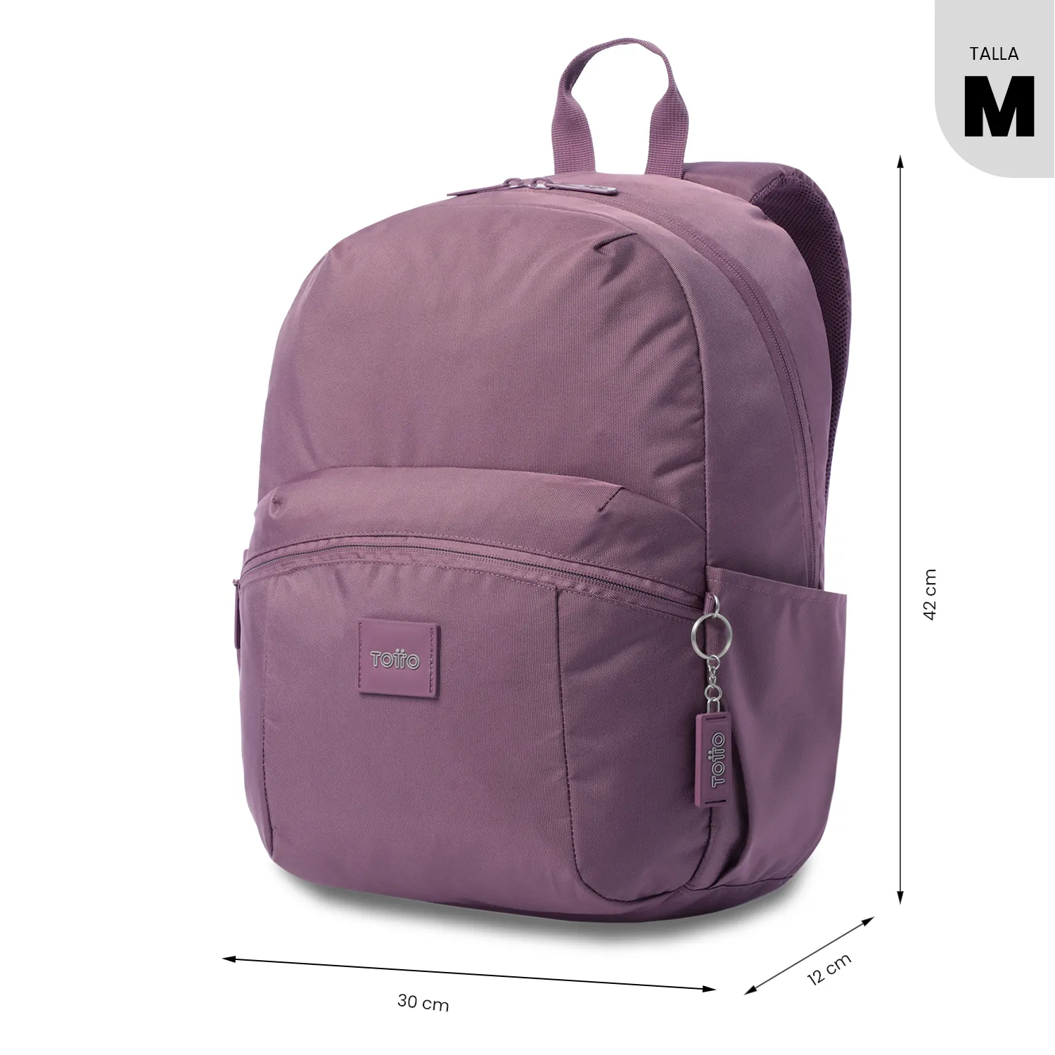 MORRAL TOTTO TRIK 2.0 PORTA PC 14" - TALLA M - MORADO - Imagen 2