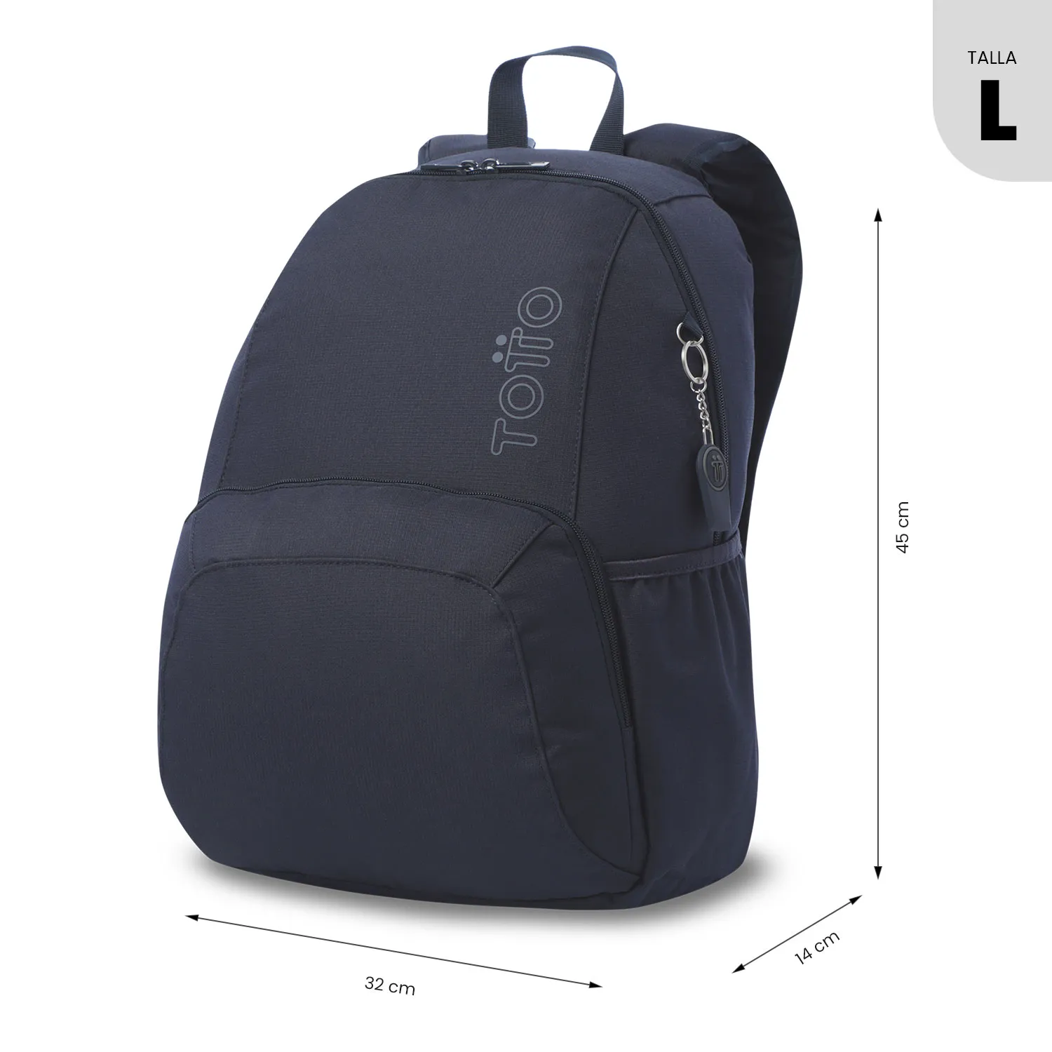 MORRAL TOTTO OMETTO 2.0 PORTA PC 14" - AZUL - Imagen 2