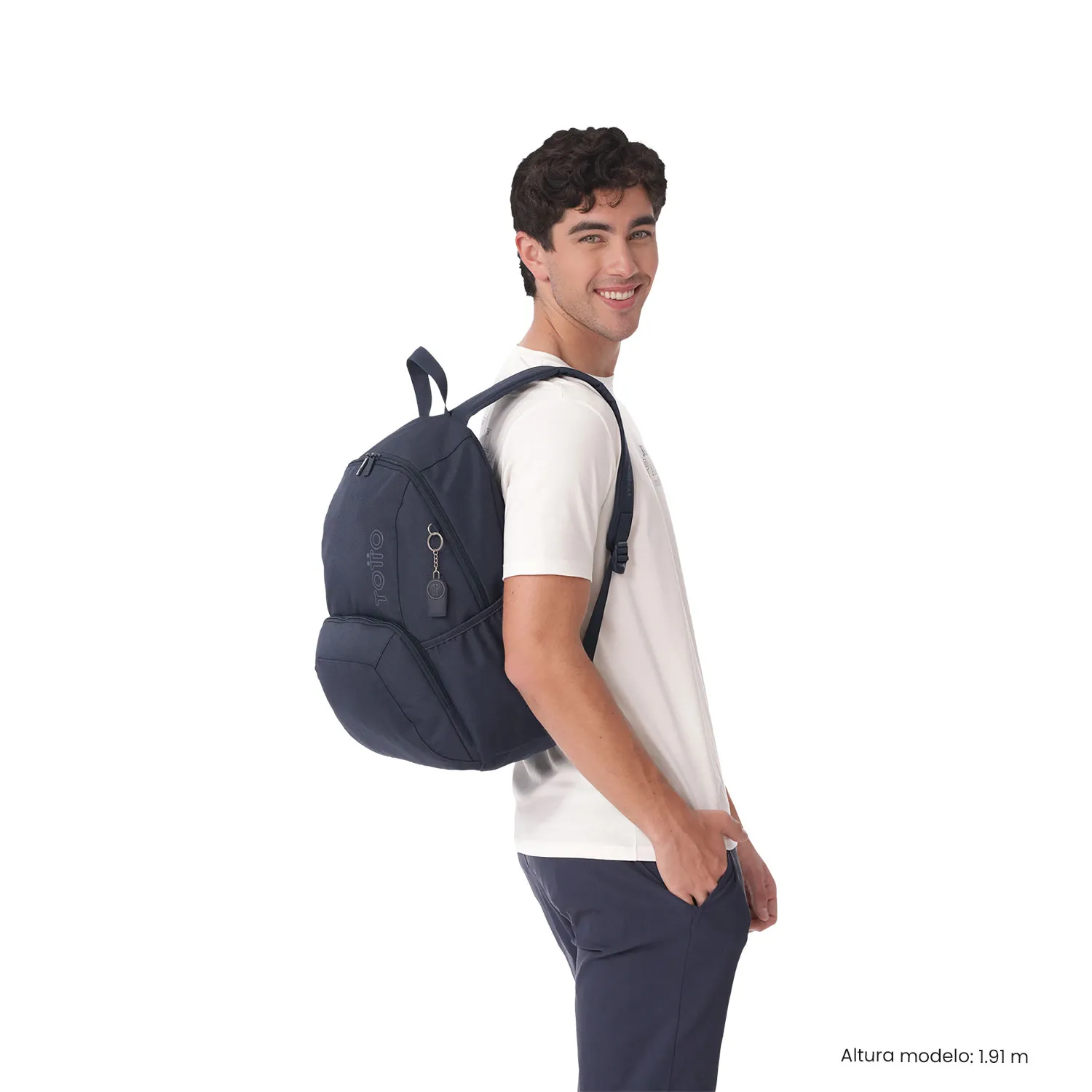 MORRAL TOTTO OMETTO 2.0 PORTA PC 14" - AZUL - Imagen 6