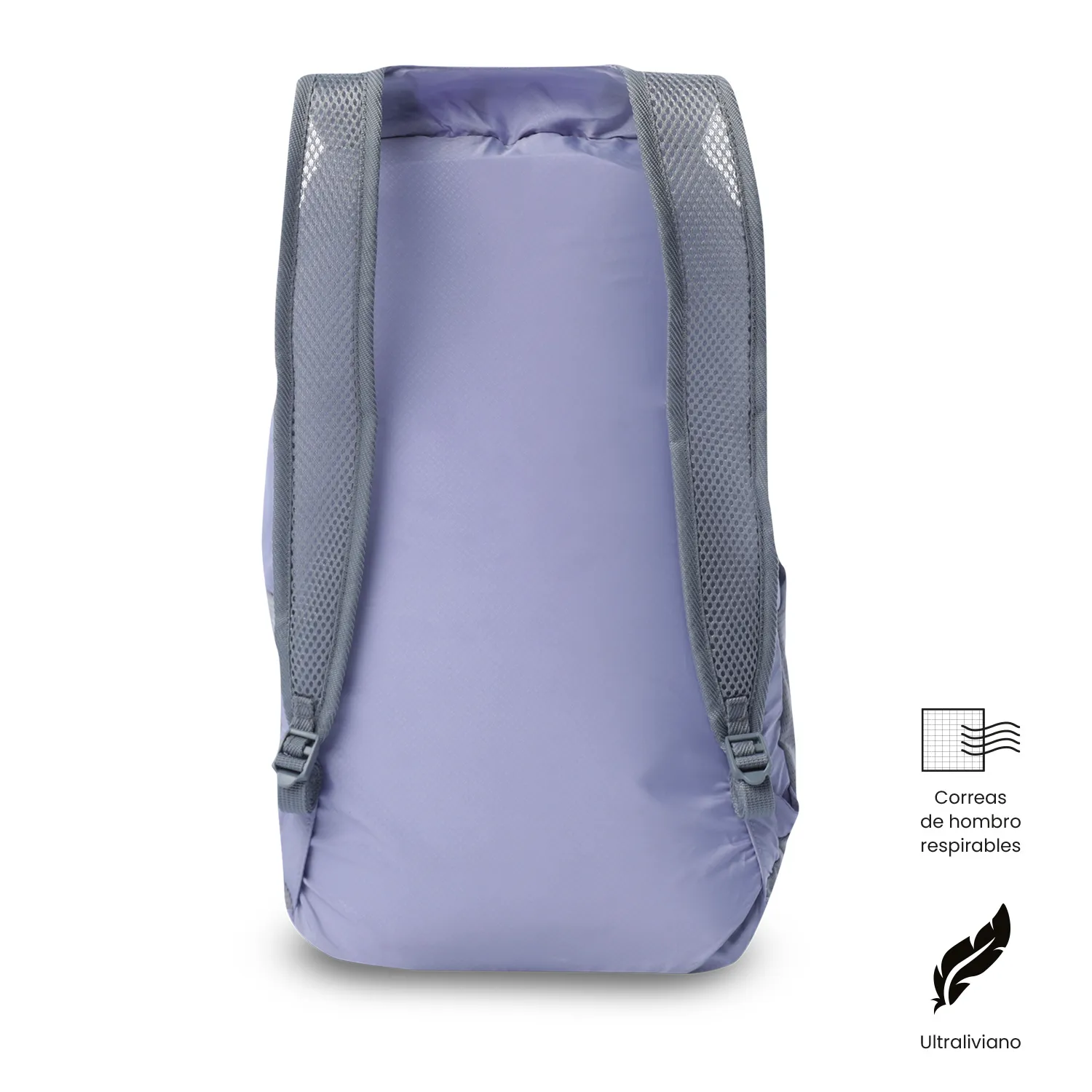 MORRAL TOTTO PLEGABLE TROKER - LILA - Imagen 7