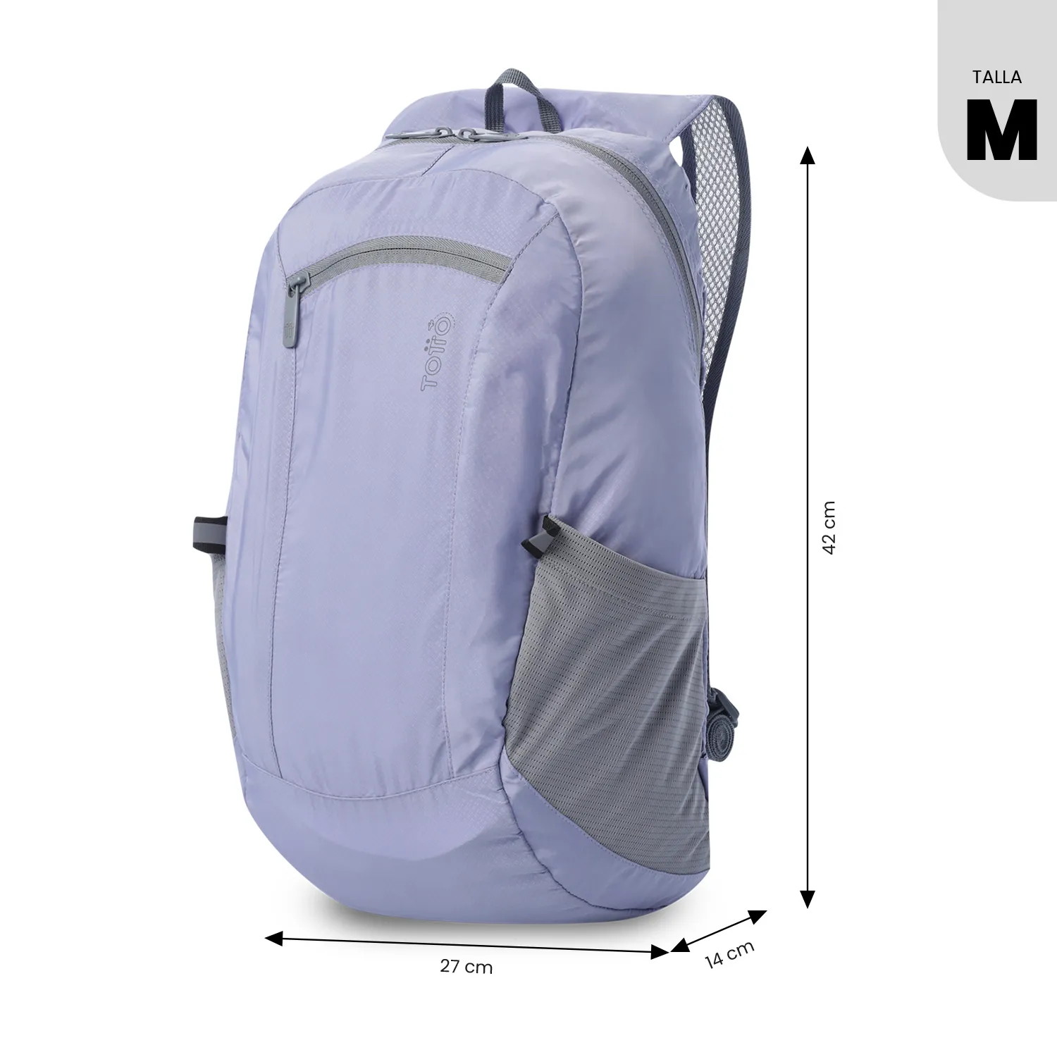 MORRAL TOTTO PLEGABLE TROKER - LILA - Imagen 4