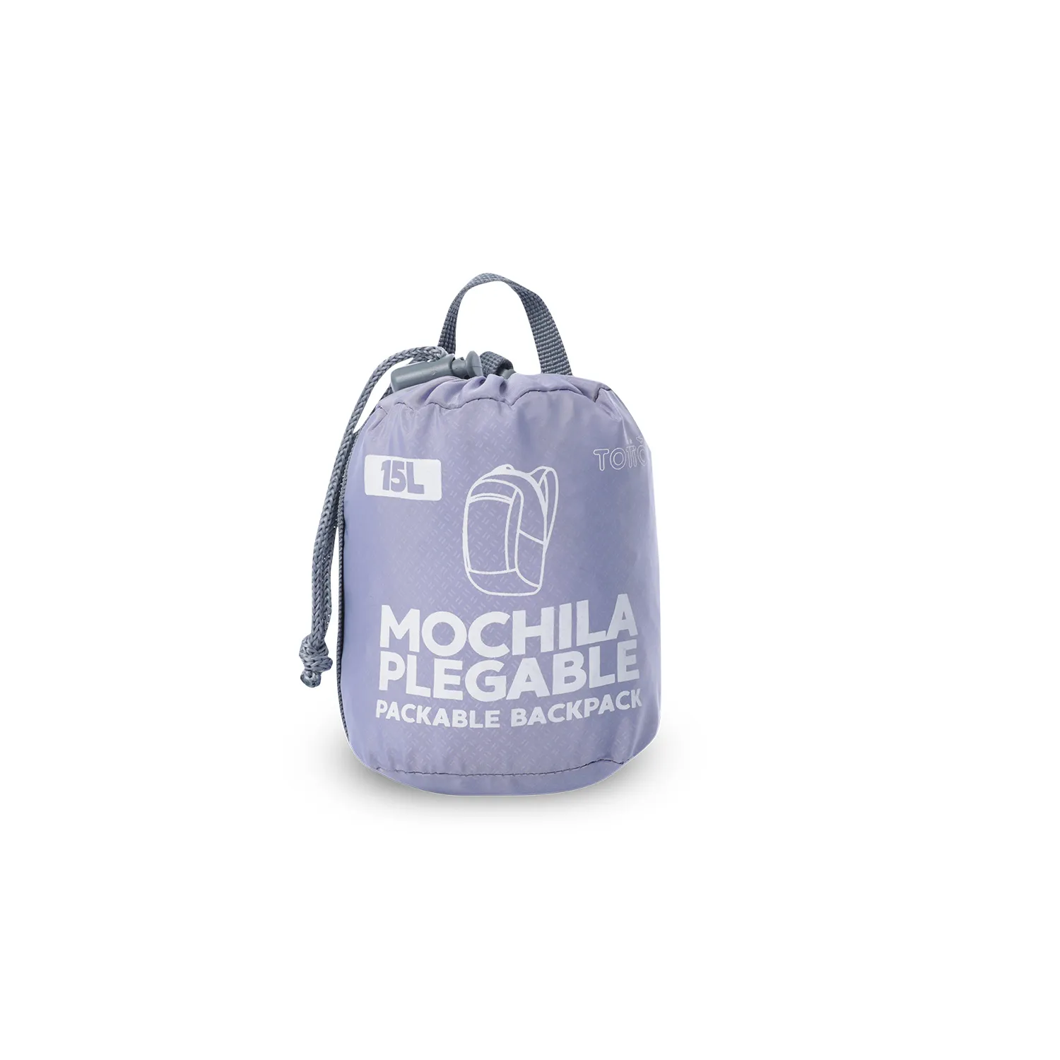 MORRAL TOTTO PLEGABLE TROKER - LILA - Imagen 2